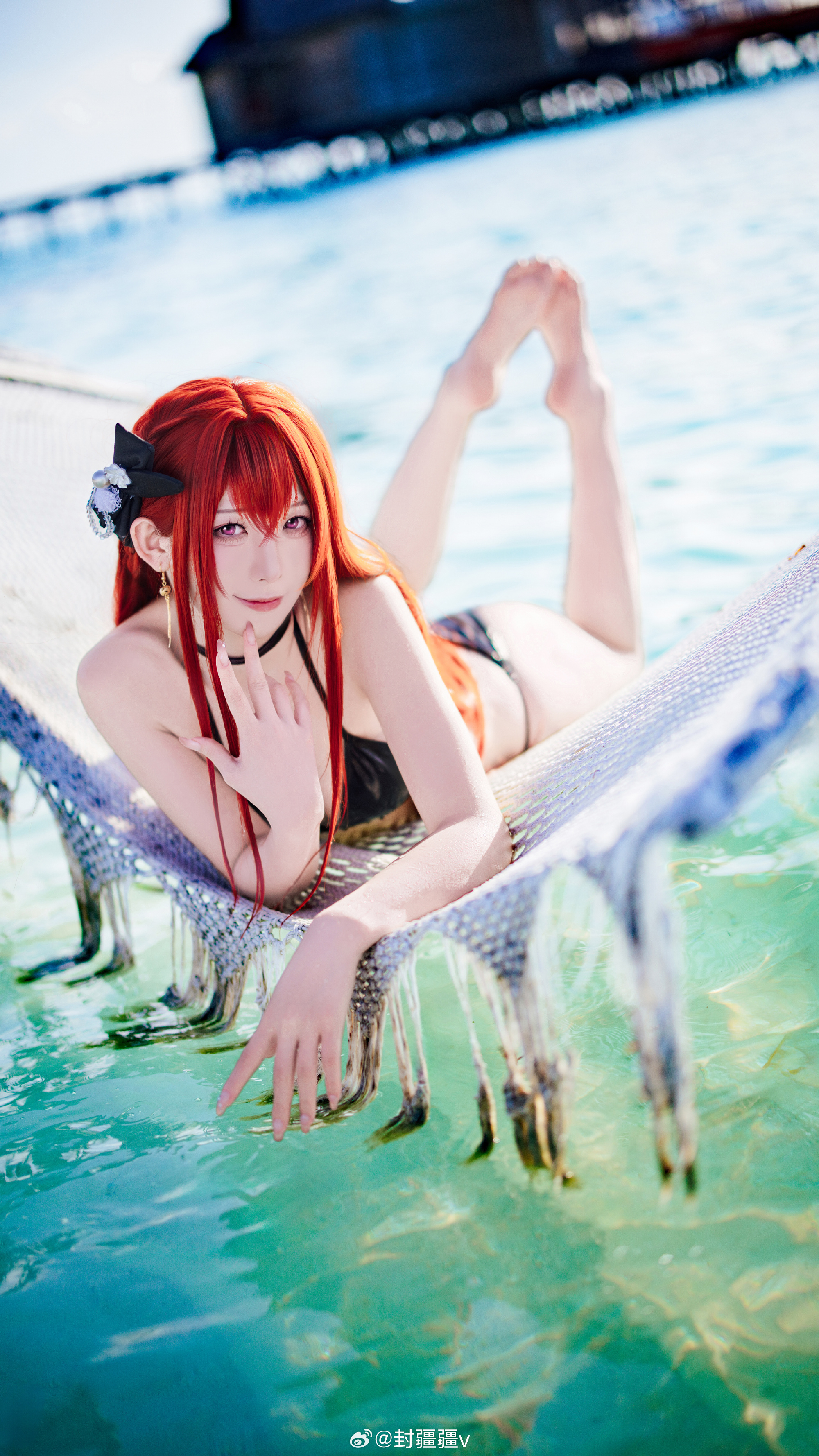 cosplay 碧蓝航线 君主 换装「海滩享受计划」@封疆疆v COSPLAY-第2张