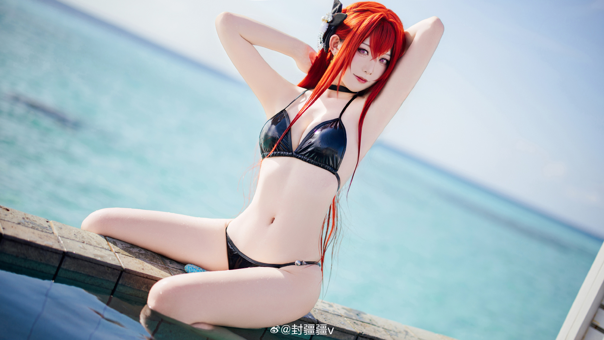 cosplay 碧蓝航线 君主 换装「海滩享受计划」@封疆疆v COSPLAY-第6张