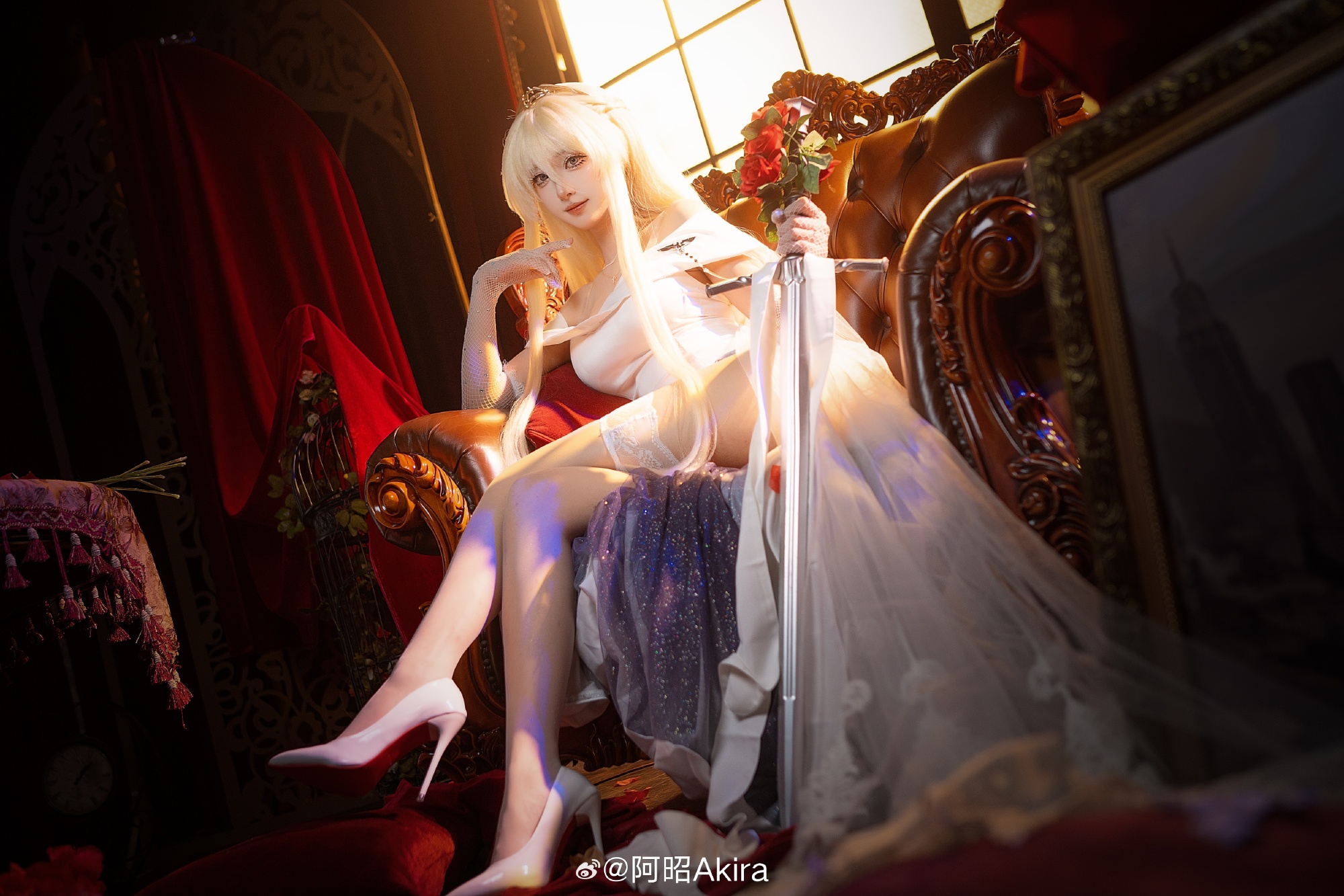 COSPLAY 就像你说的那样…保持微笑就好了吧? 碧蓝航线 俾斯麦誓约@阿昭Akira COSPLAY-第4张