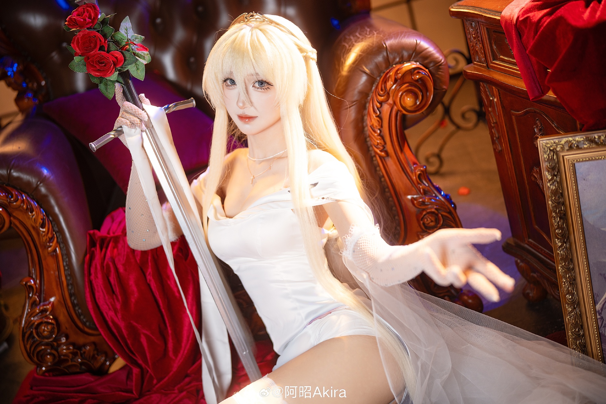 COSPLAY 就像你说的那样…保持微笑就好了吧? 碧蓝航线 俾斯麦誓约@阿昭Akira COSPLAY-第10张