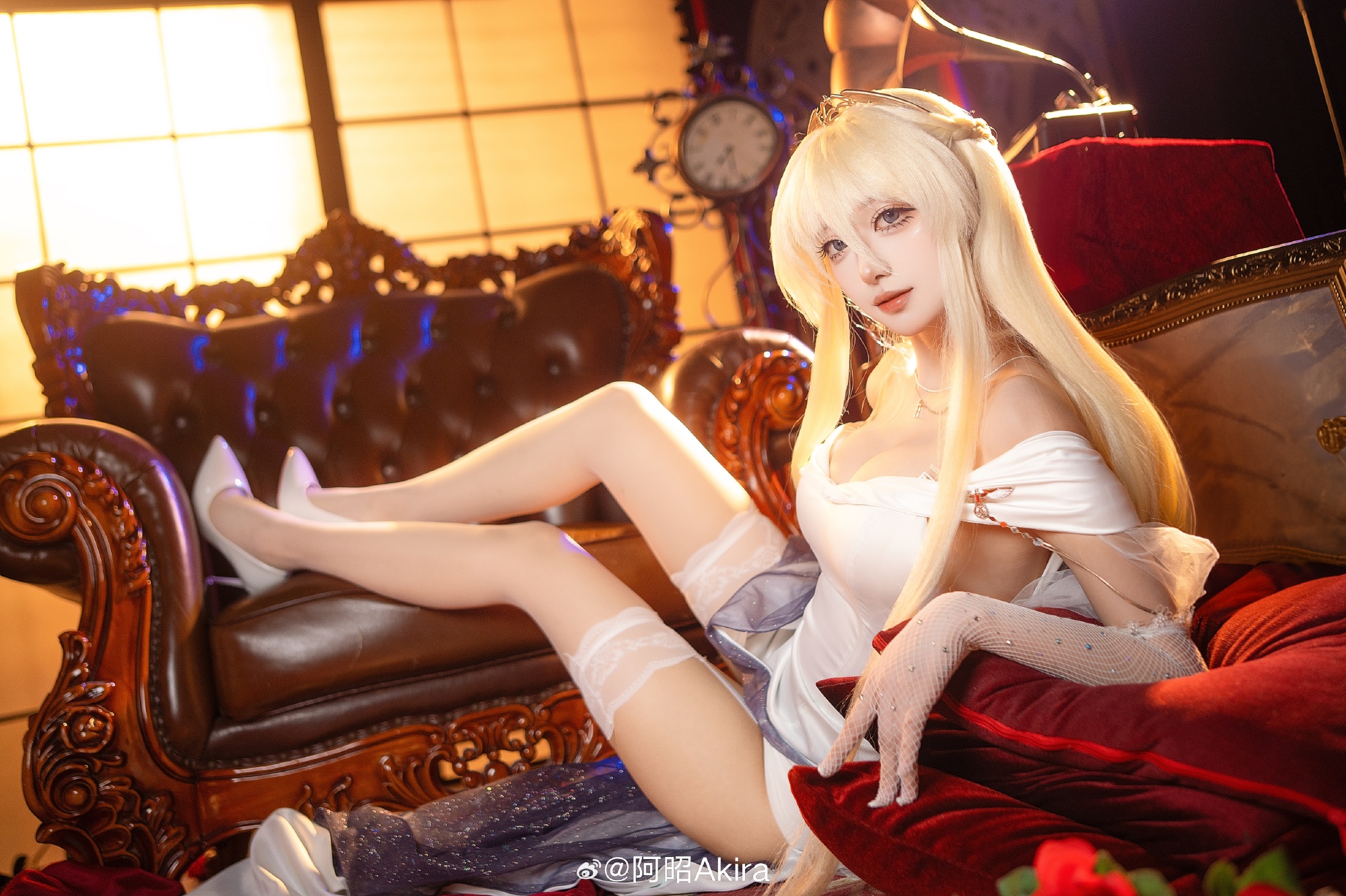 COSPLAY 就像你说的那样…保持微笑就好了吧? 碧蓝航线 俾斯麦誓约@阿昭Akira COSPLAY-第9张