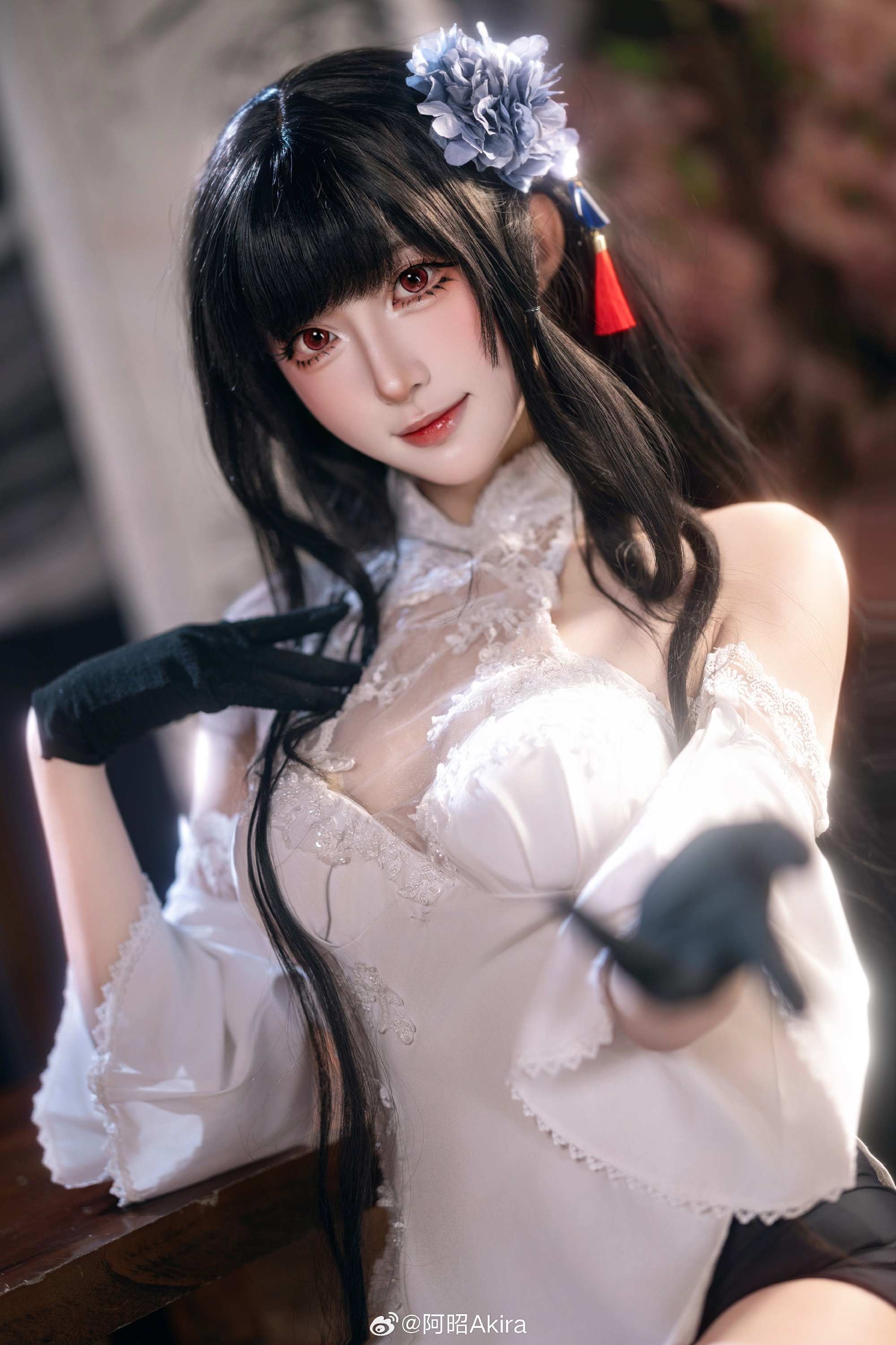 COSPLAY 请允许逸仙以全新的姿态，再次为您效劳吧。 碧蓝航线@阿昭Akira COSPLAY-第5张