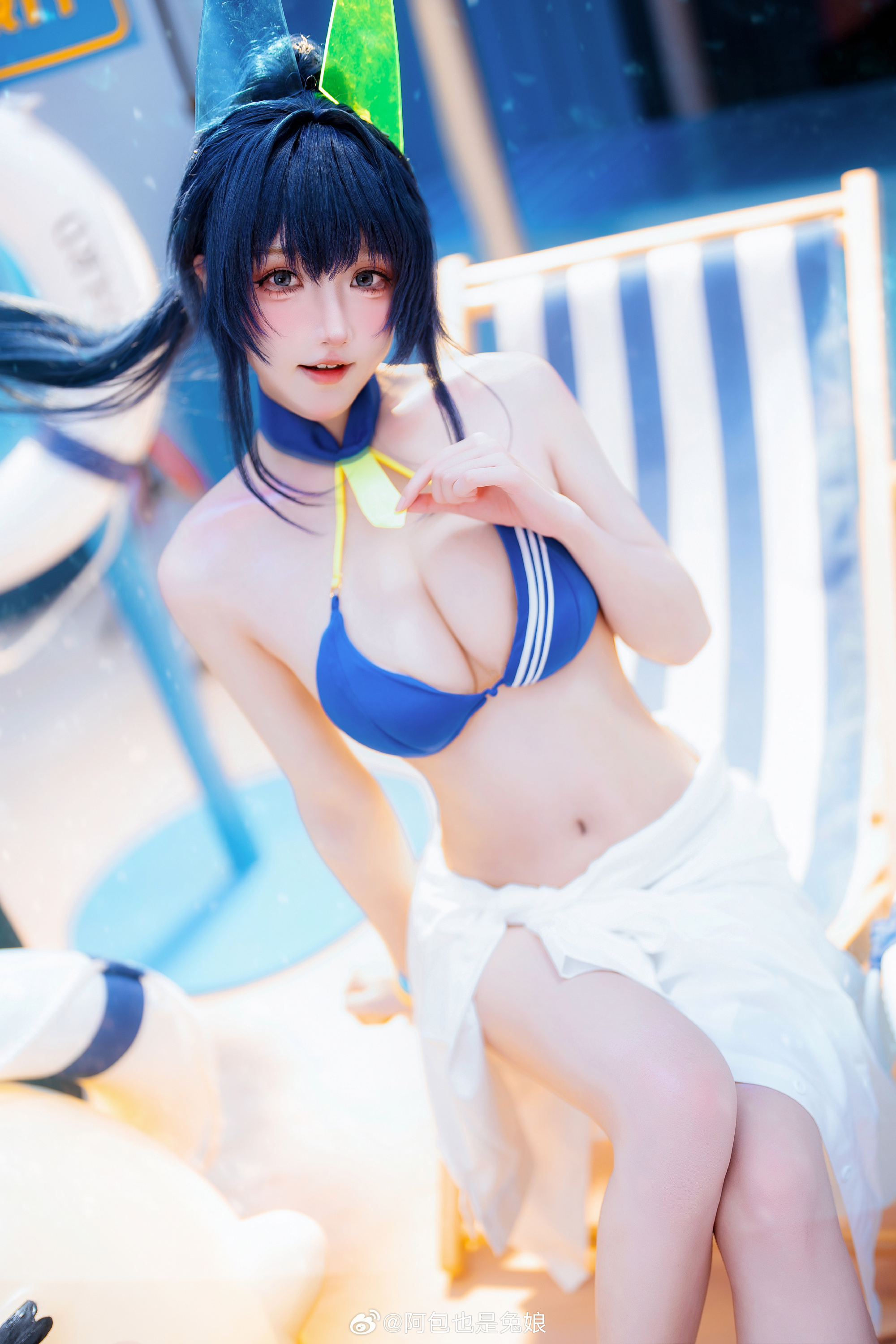 COSPLAY 碧蓝航线 花园@阿包也是兔娘 COSPLAY-第4张