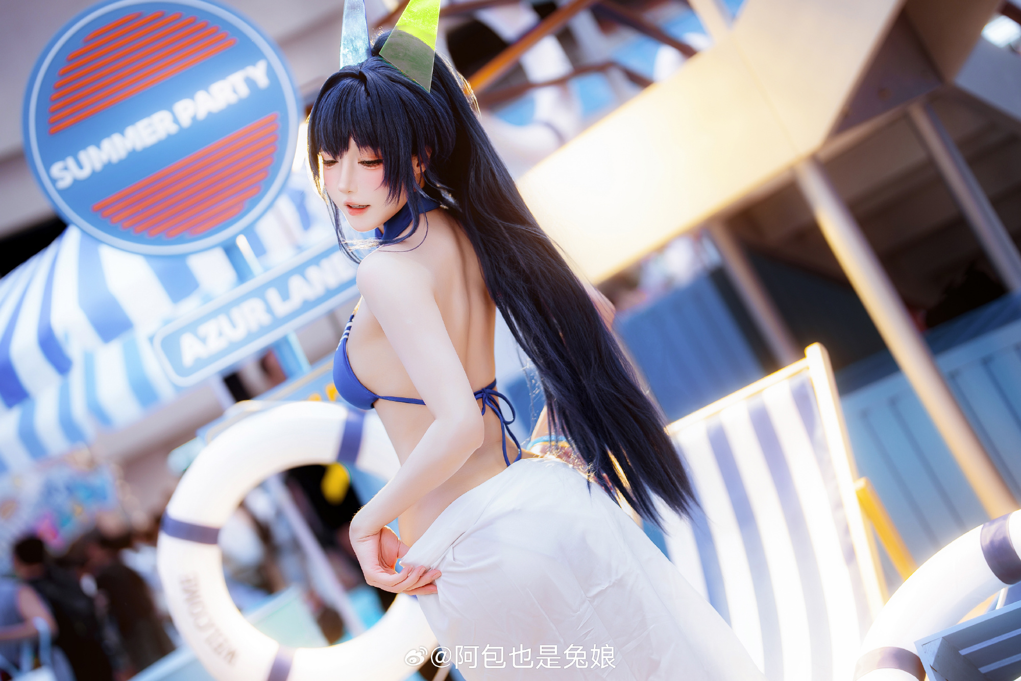 COSPLAY 碧蓝航线 花园@阿包也是兔娘 COSPLAY-第2张