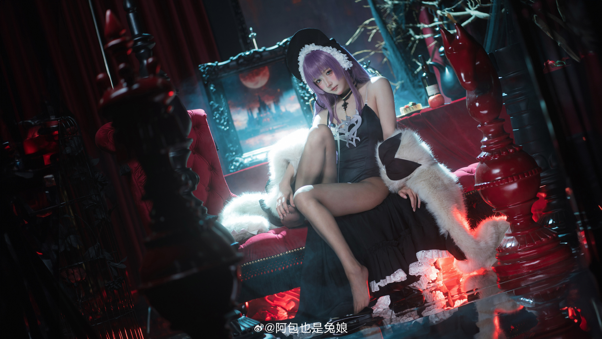 COSPLAY 塔什干宝宝好萌啊，包老弟又拍上好的了！ 碧蓝航线@阿包也是兔娘 COSPLAY-第4张