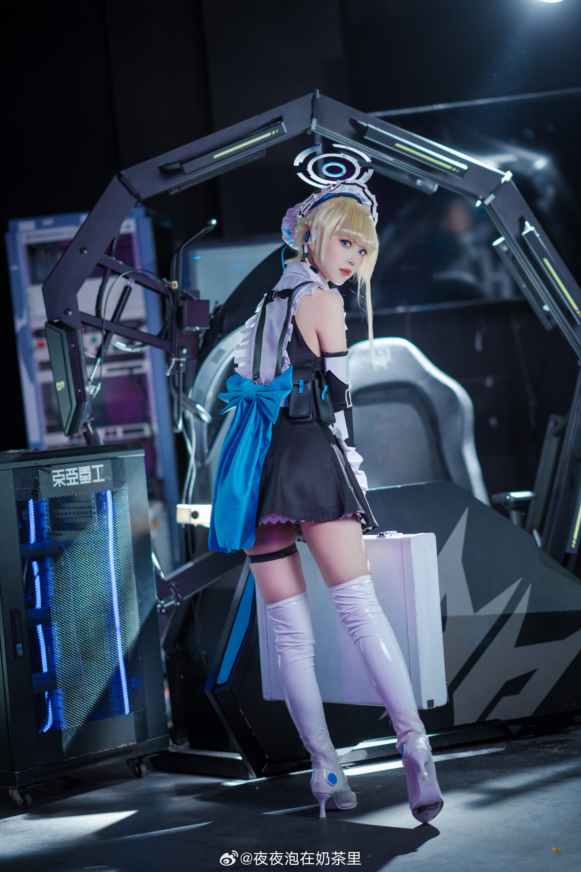 cosplay 无论什么任务都但请吩咐。 因为我是完美的特工兼女仆 蔚蓝档案 飞鸟马时@夜夜泡在奶茶里 COSPLAY-第17张