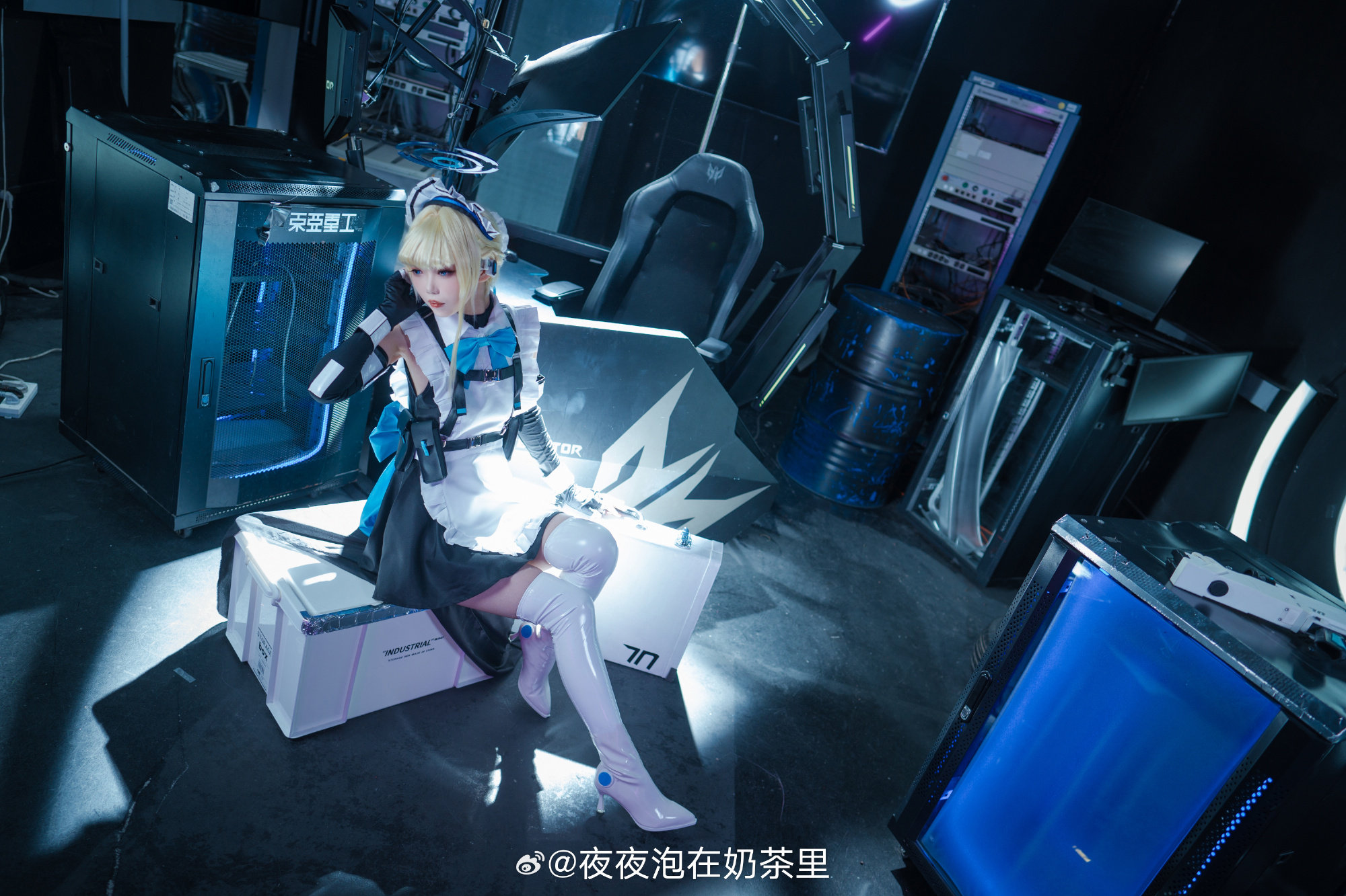 cosplay 无论什么任务都但请吩咐。 因为我是完美的特工兼女仆 蔚蓝档案 飞鸟马时@夜夜泡在奶茶里 COSPLAY-第5张