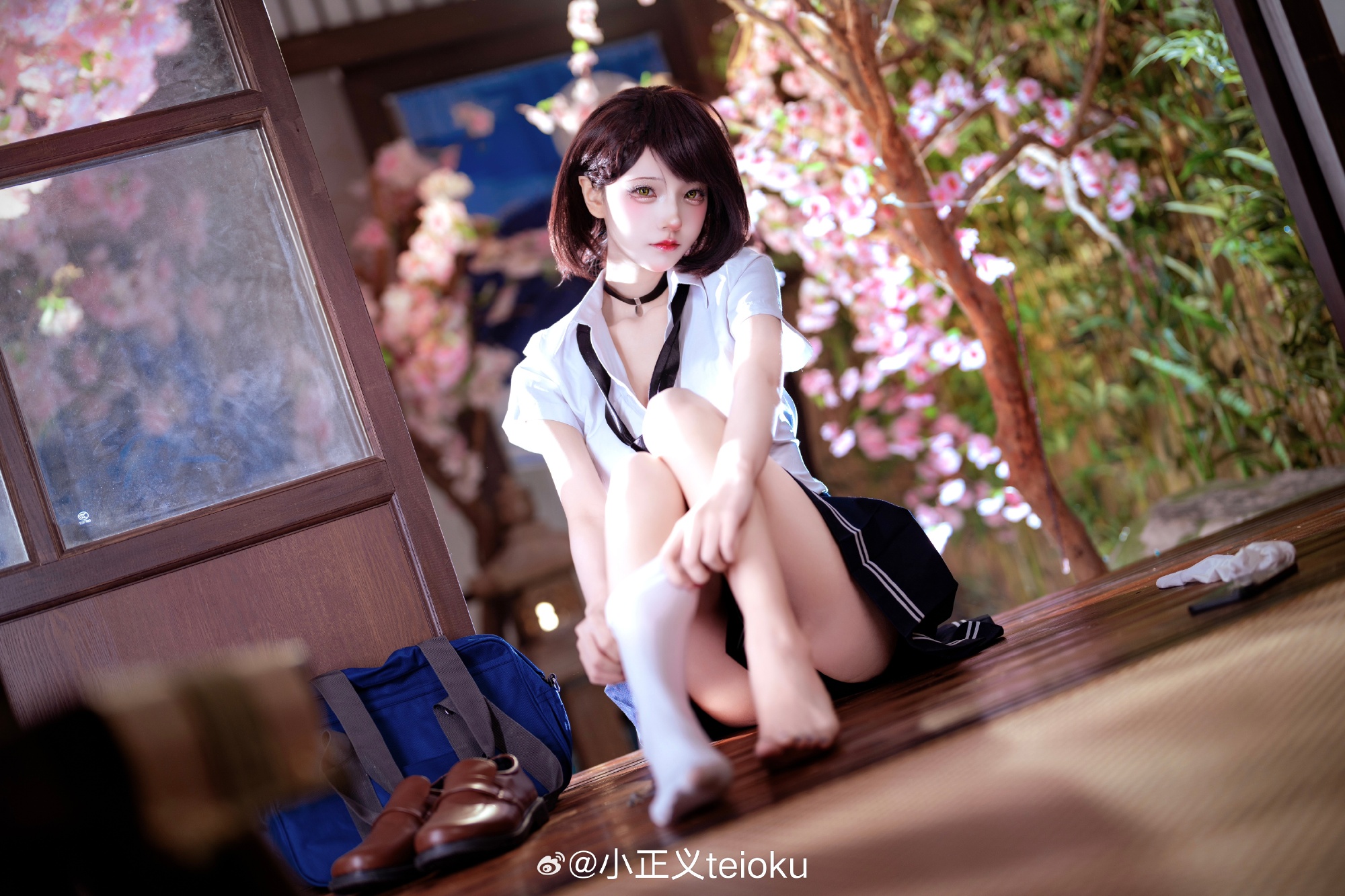 COSPLAY 放学后 和指挥官一起去赏樱?  碧蓝航线 巴尔的摩@小正义teioku COSPLAY-第3张