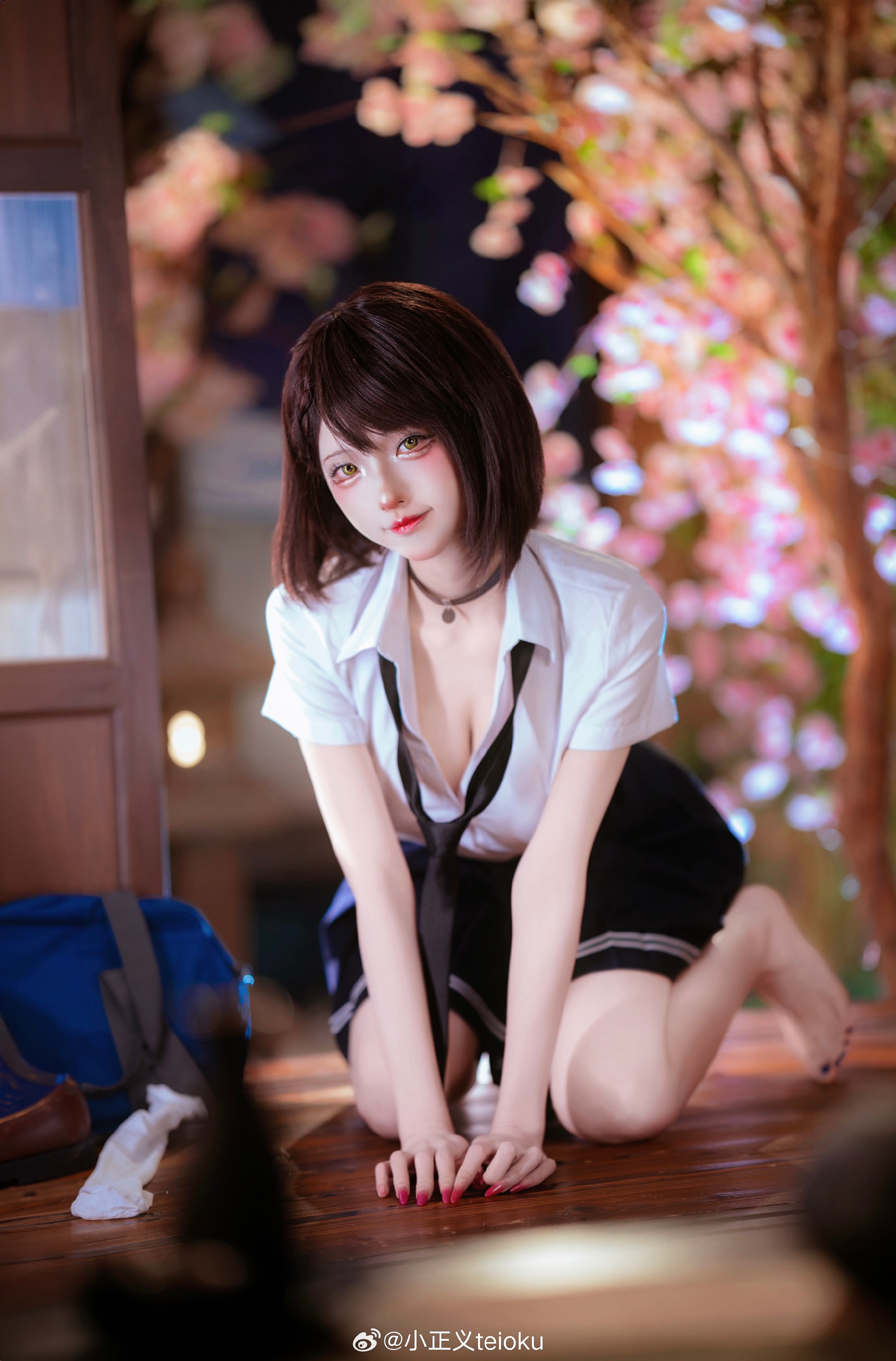 COSPLAY 放学后 和指挥官一起去赏樱?  碧蓝航线 巴尔的摩@小正义teioku COSPLAY-第9张
