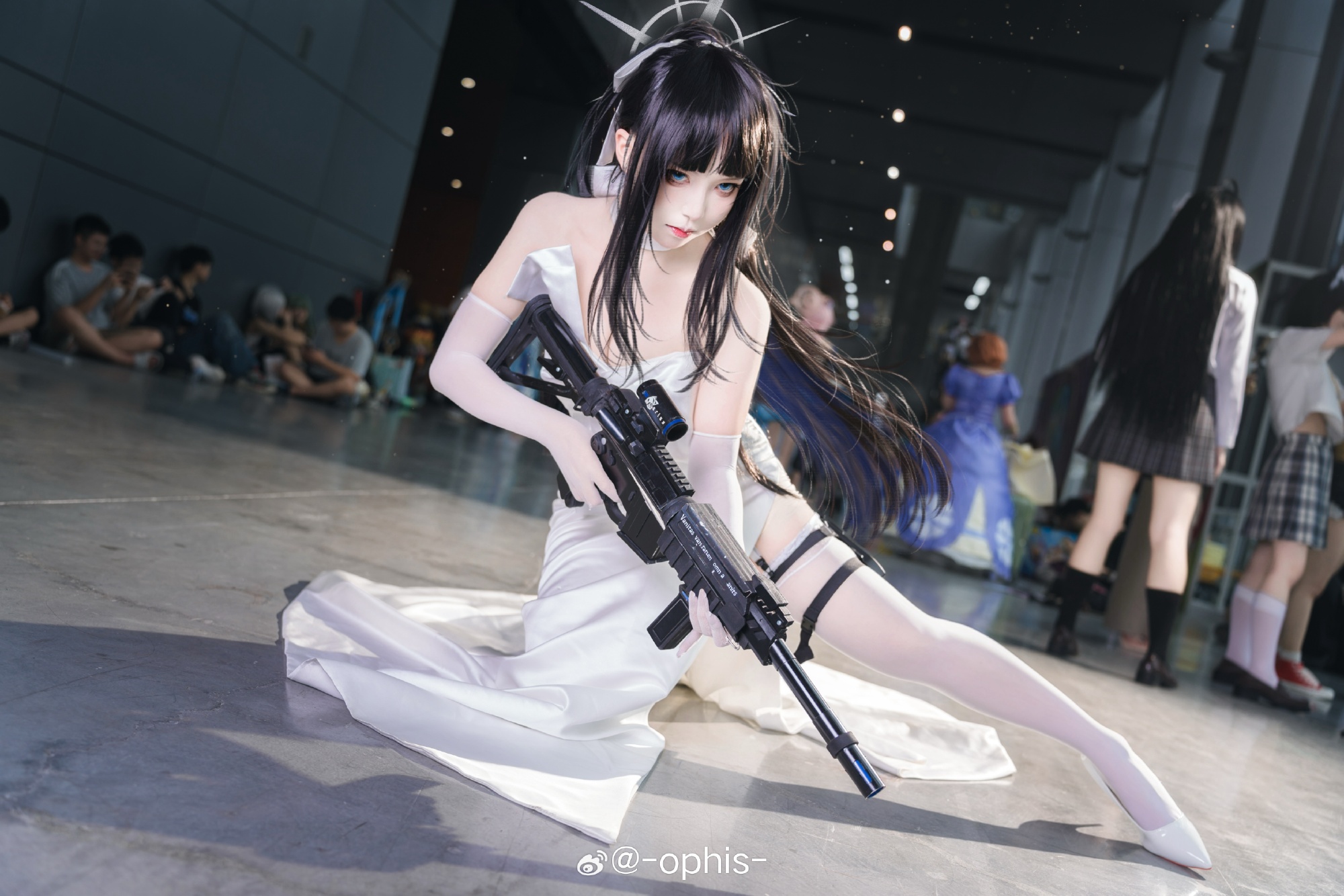 COSPLAY 蔚蓝档案 锭前纱织 @-ophis- COSPLAY-第2张