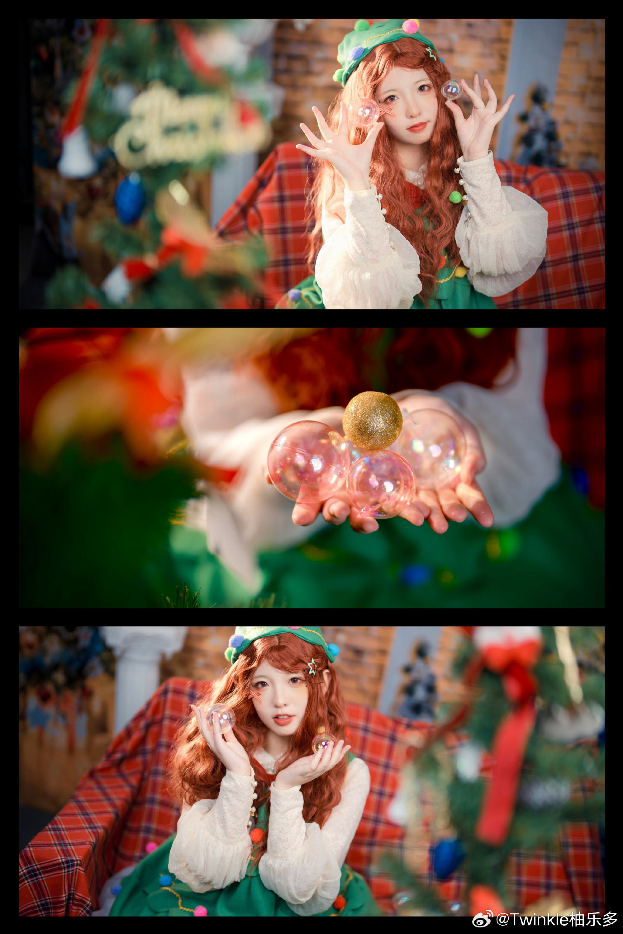 奇妙的，梦幻的，会发光的，温暖的，头上有星星闪烁的树。 ✨Merry Christmas✨圣诞节@Twinkle柚乐多 摄影-第3张