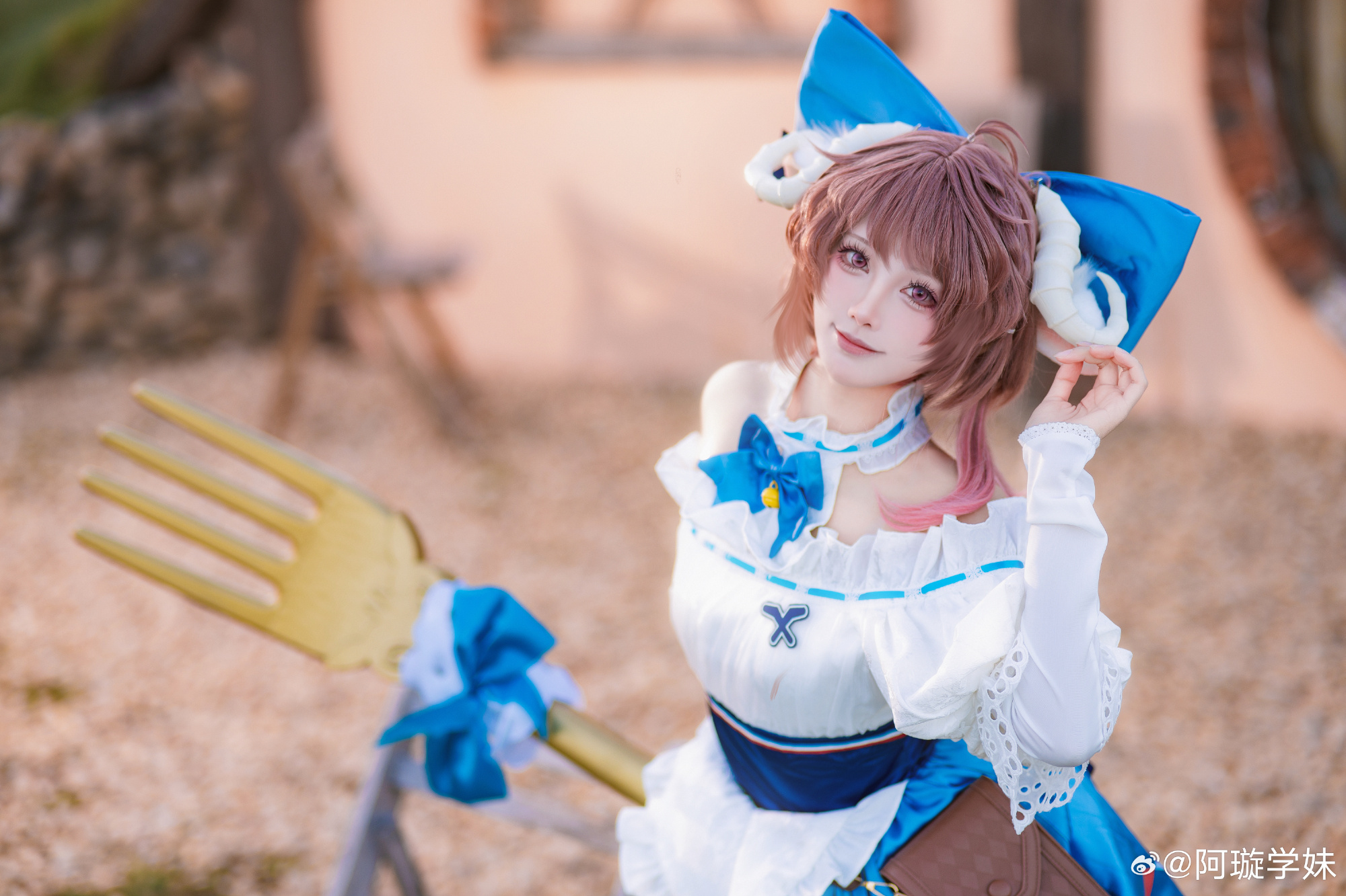 COSPLAY 要跟小羊一起去野餐吗  明日方舟 艾雅法拉@阿璇学妹 COSPLAY-第5张