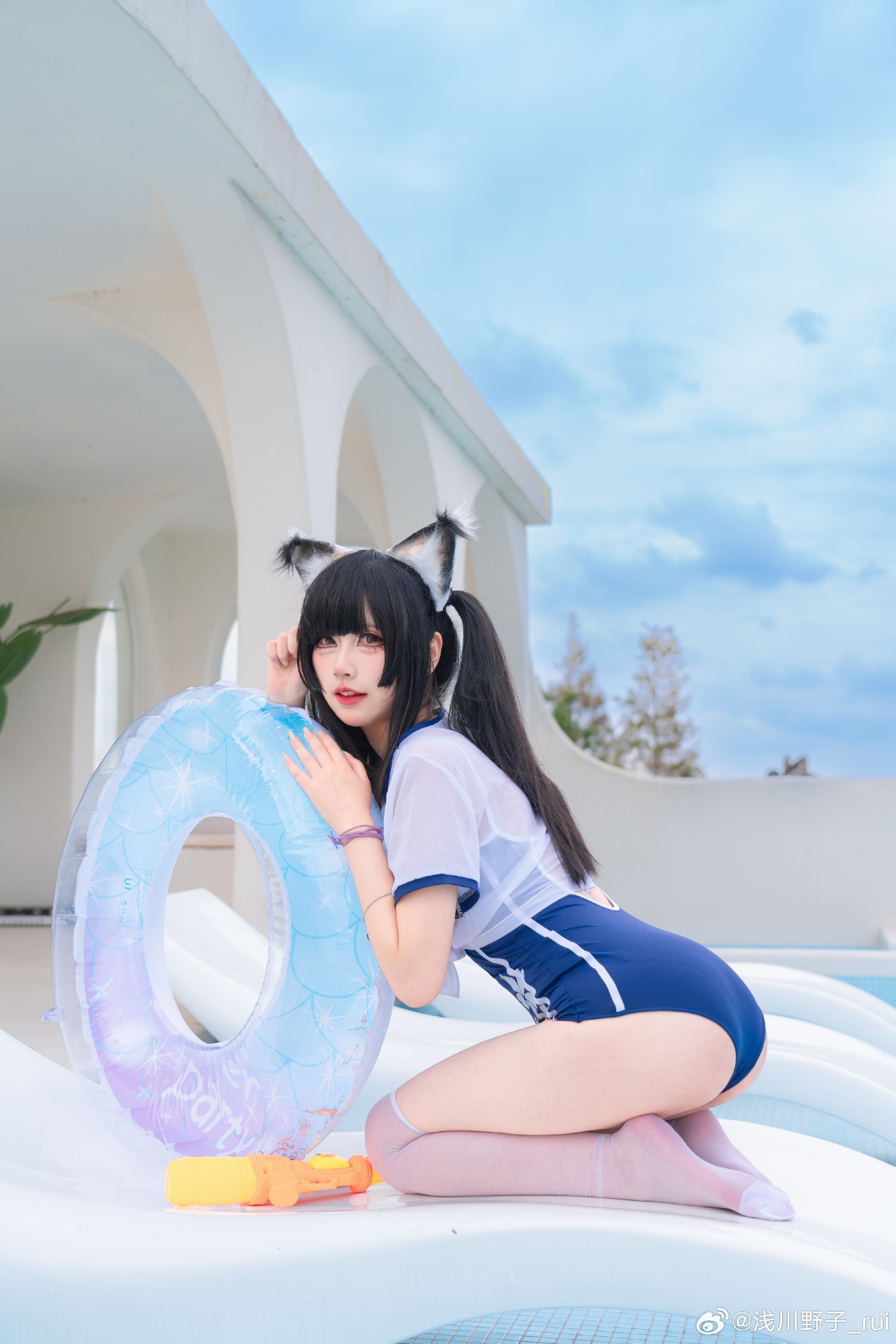 COSPLAY 胡桃率先出击！ 永劫无间 胡桃泳衣@浅川野子_rui COSPLAY-第3张