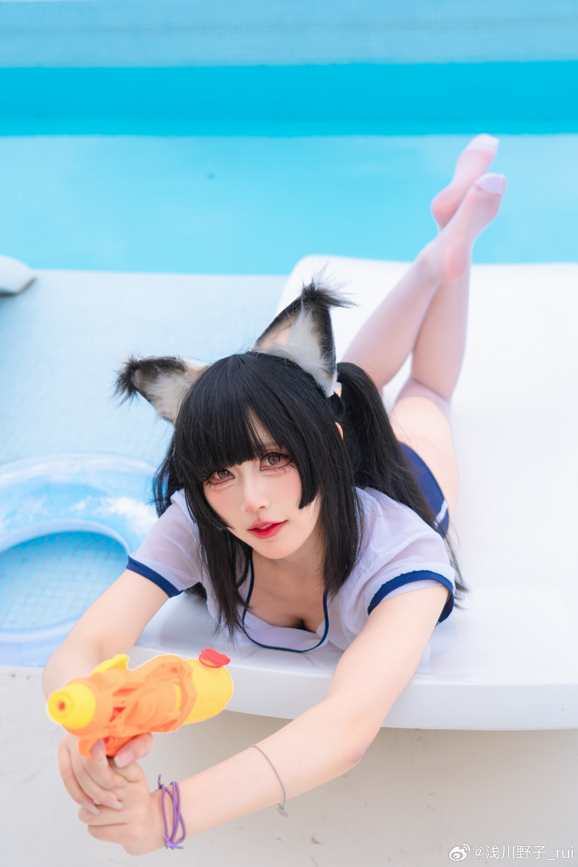 COSPLAY 胡桃率先出击！ 永劫无间 胡桃泳衣@浅川野子_rui COSPLAY-第7张