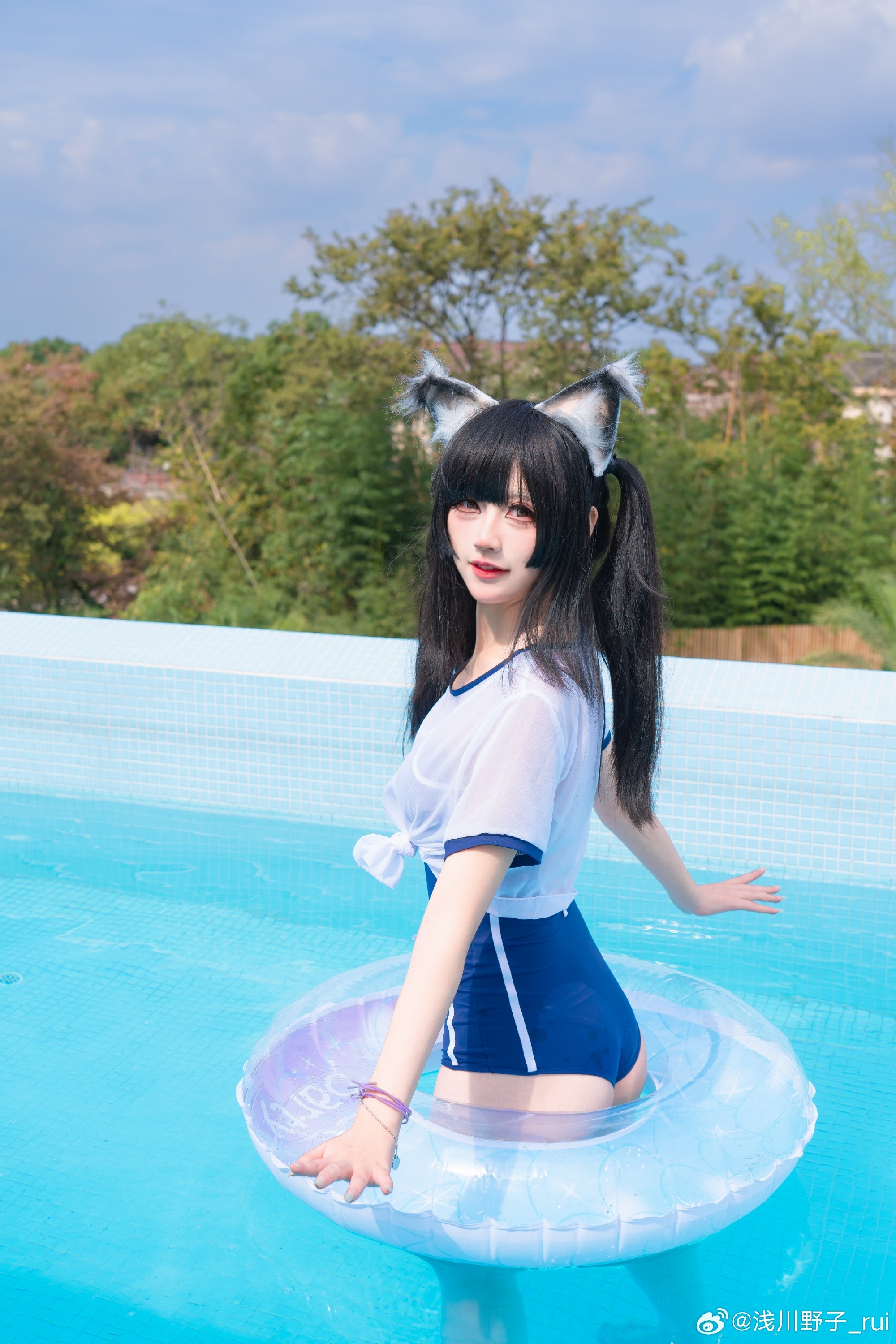 COSPLAY 胡桃率先出击！ 永劫无间 胡桃泳衣@浅川野子_rui COSPLAY-第15张