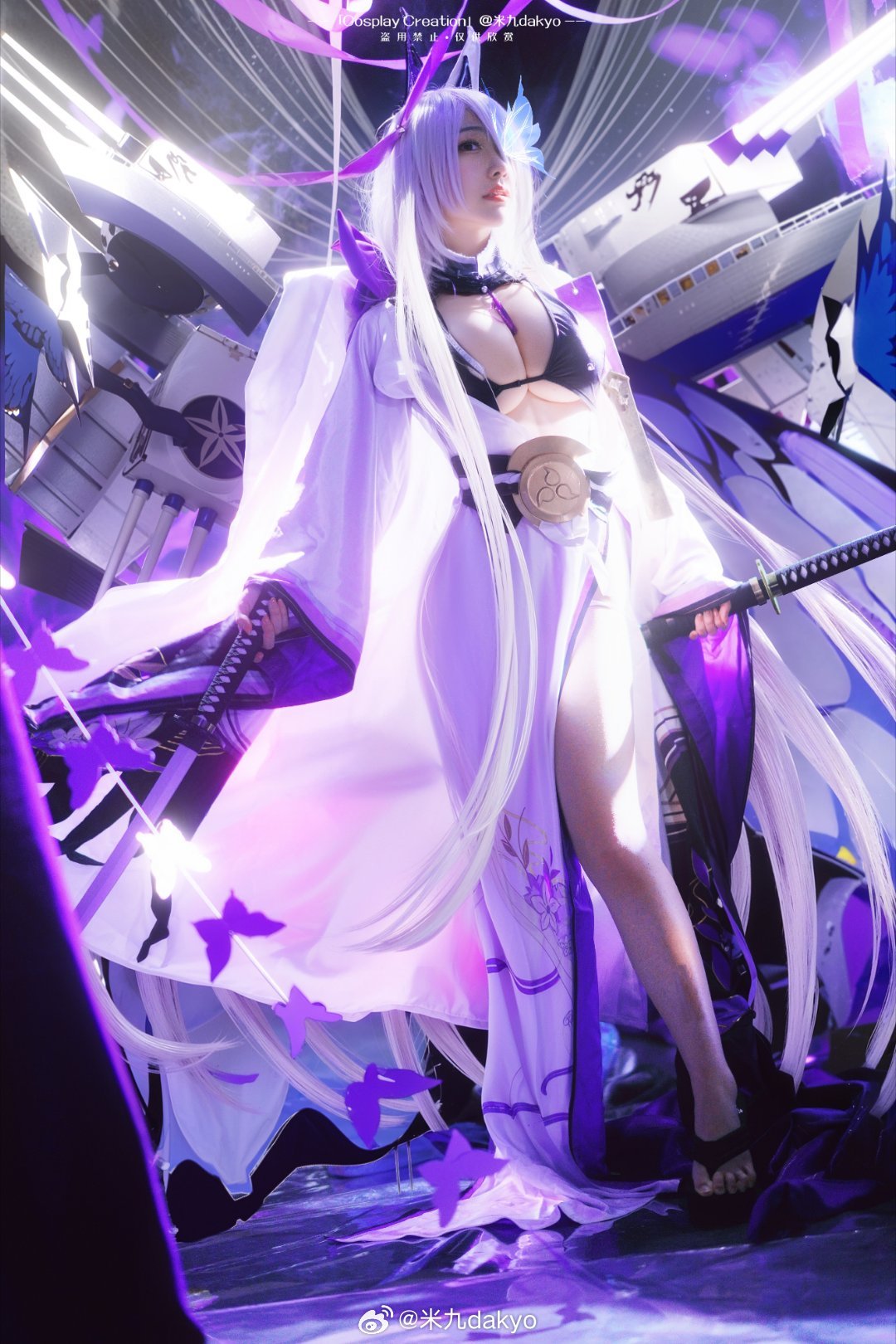 COSPLAY 💜碧蓝航线 云仙/猃 cos💜@米九dakyo COSPLAY-第3张