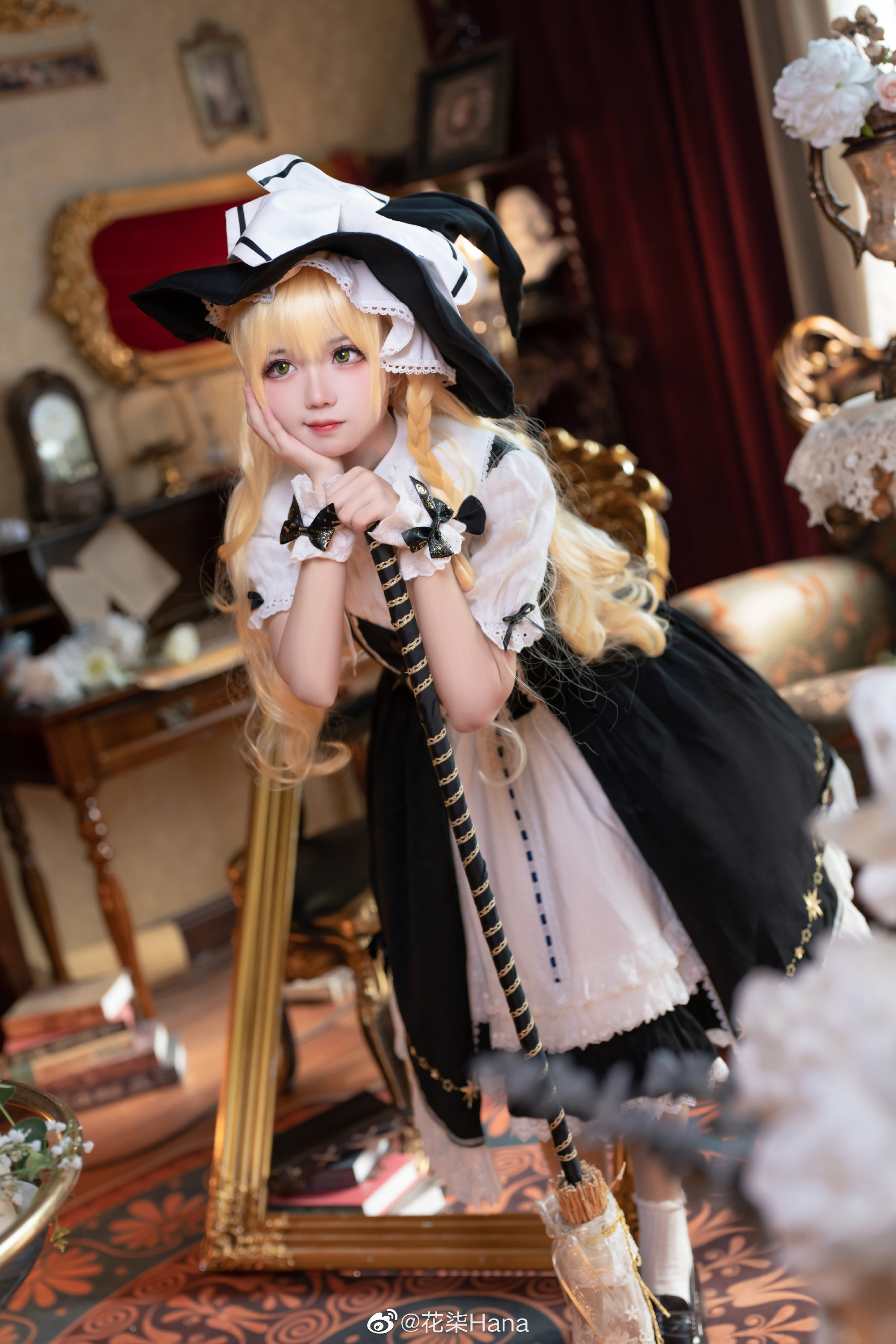 这个东西我就先借走啦DA☆ZE! 东方project。雾雨魔理沙@花柒Hana