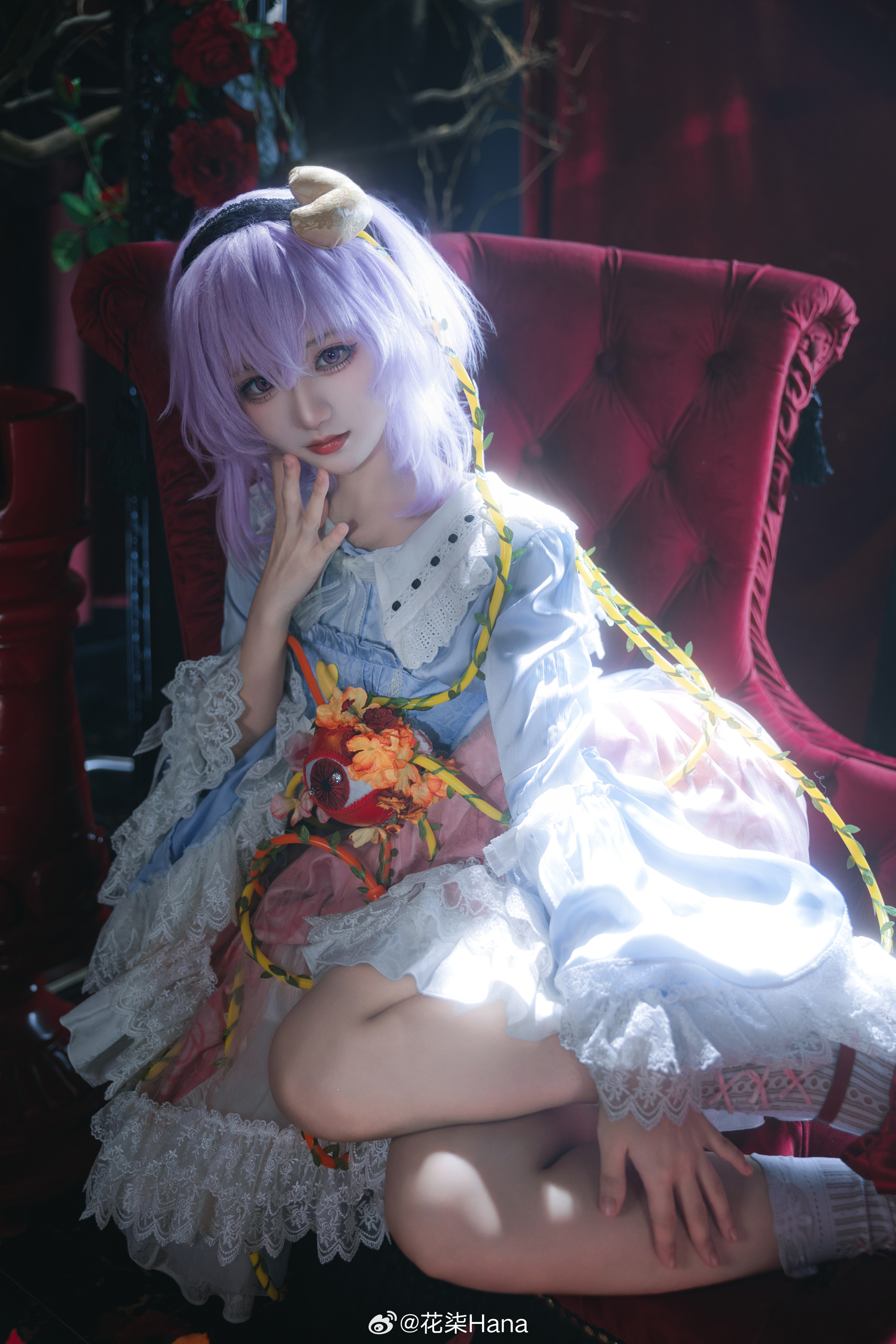 COSPLAY 东方project  古明地觉@花柒Hana 古明地恋@樱岛嗷一 COSPLAY-第1张