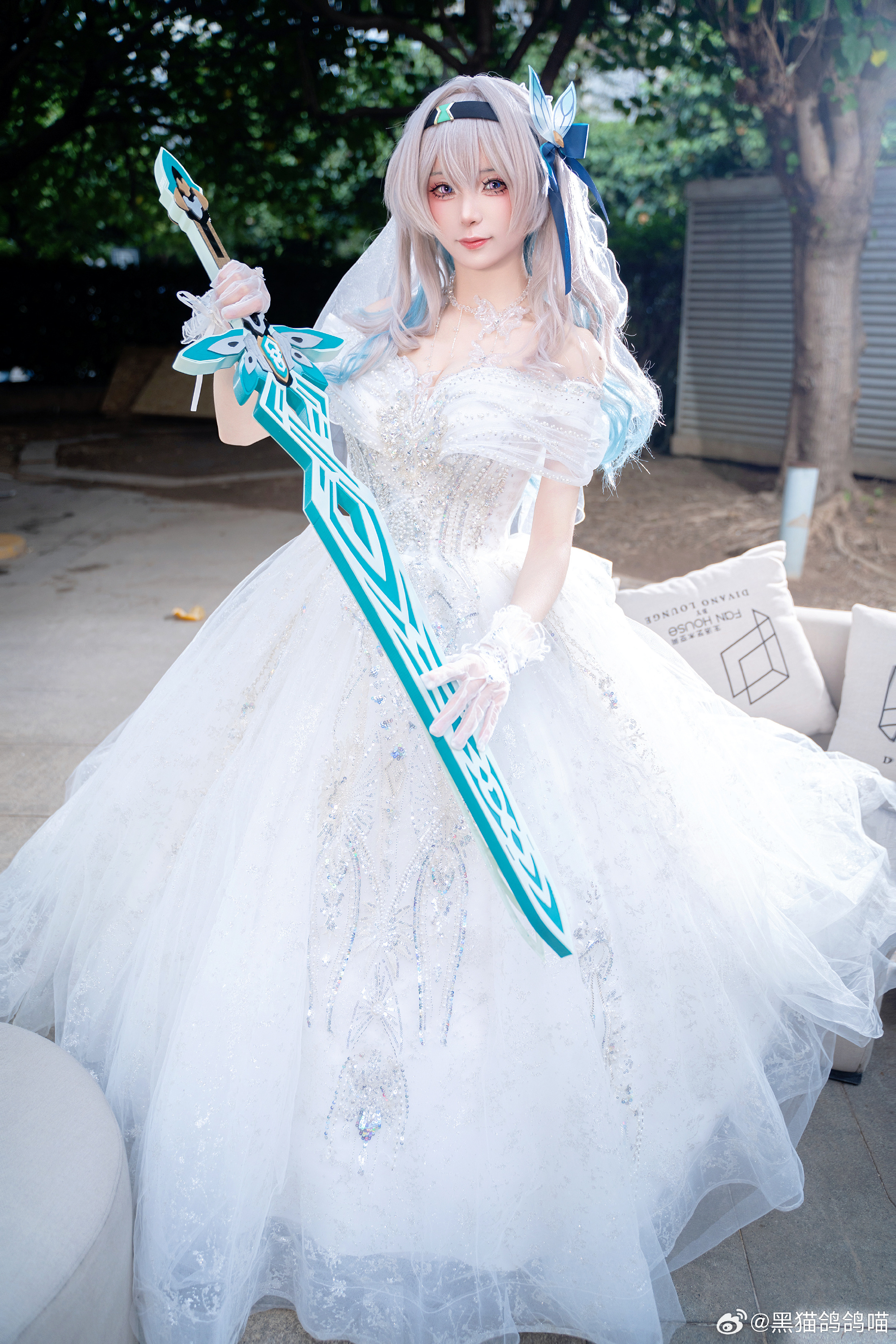 COSPLAY 开拓者喜欢这样的礼物嘛?💗 崩坏星穹铁道 流萤@黑猫鸽鸽喵 COSPLAY-第11张