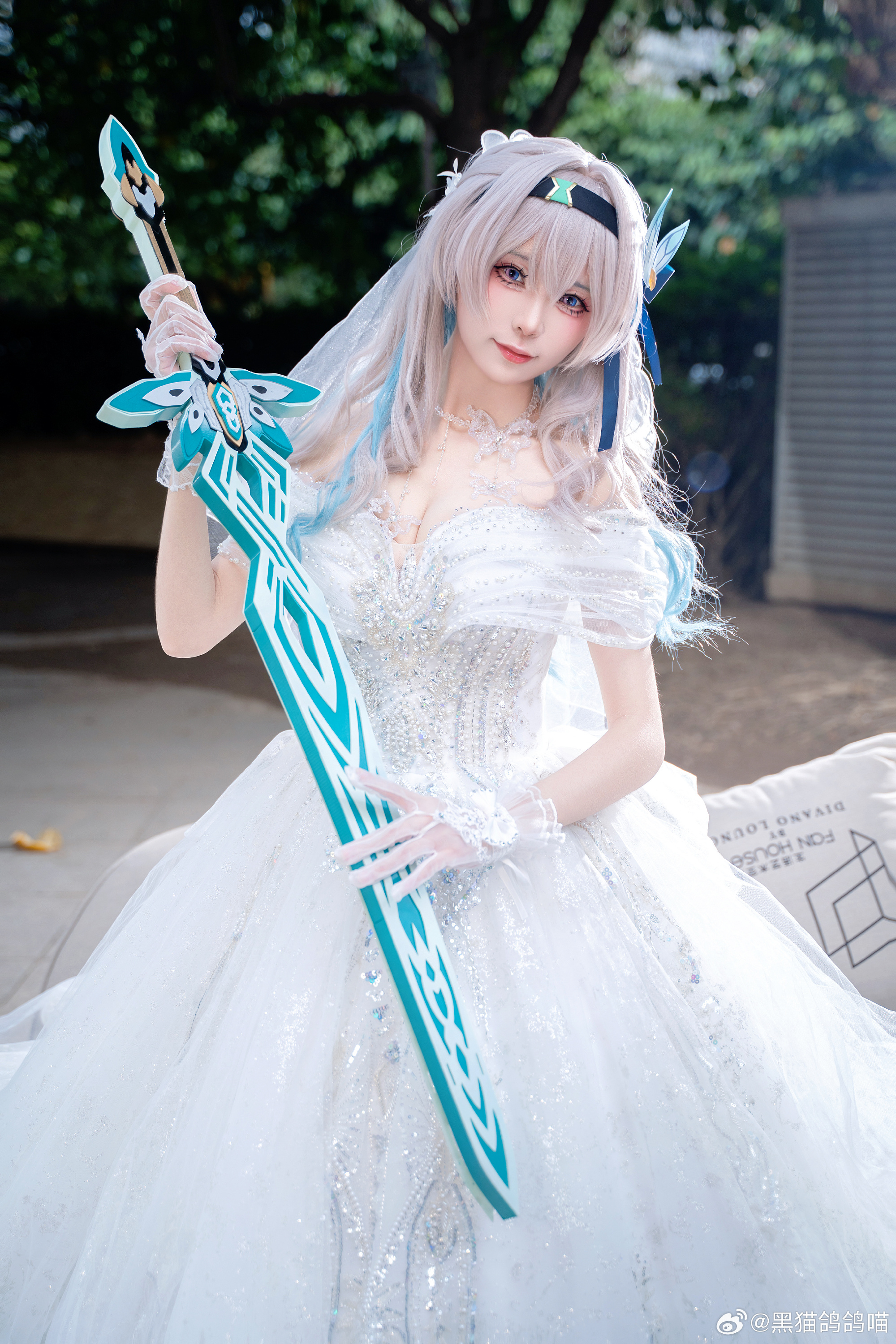 COSPLAY 开拓者喜欢这样的礼物嘛?💗 崩坏星穹铁道 流萤@黑猫鸽鸽喵 COSPLAY-第12张