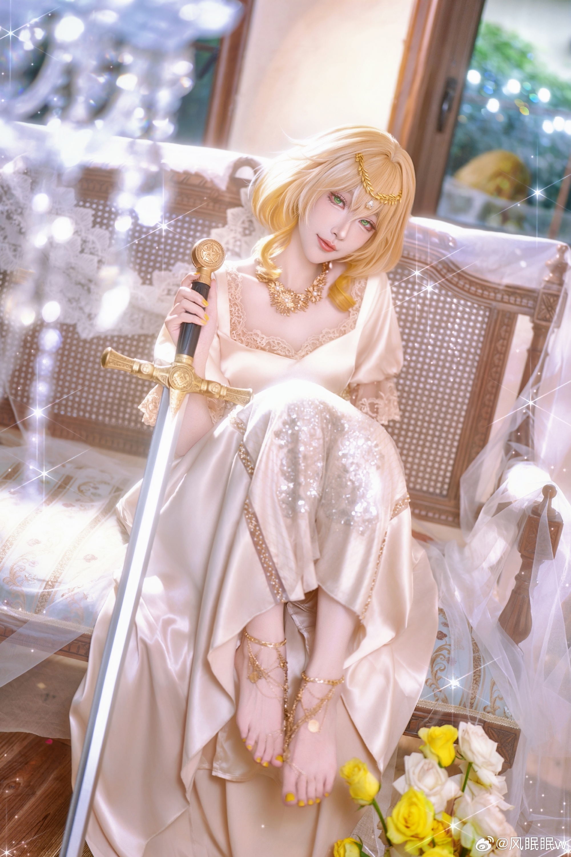 崩坏星穹铁道 论阿格莱雅和帝政裙的适配度@风眠眠w -美女图片-第1张