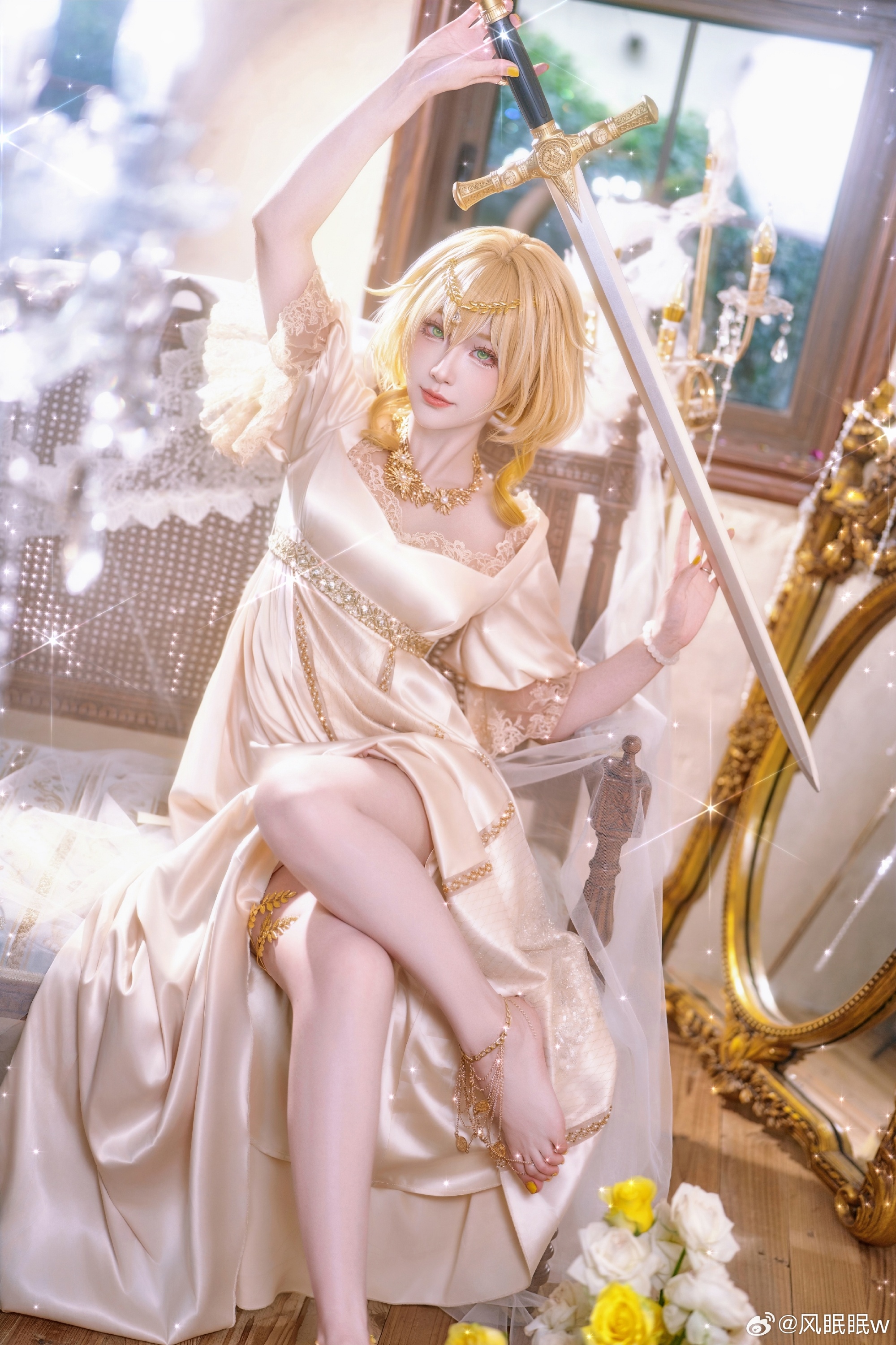 崩坏星穹铁道 论阿格莱雅和帝政裙的适配度@风眠眠w -美女图片-第2张