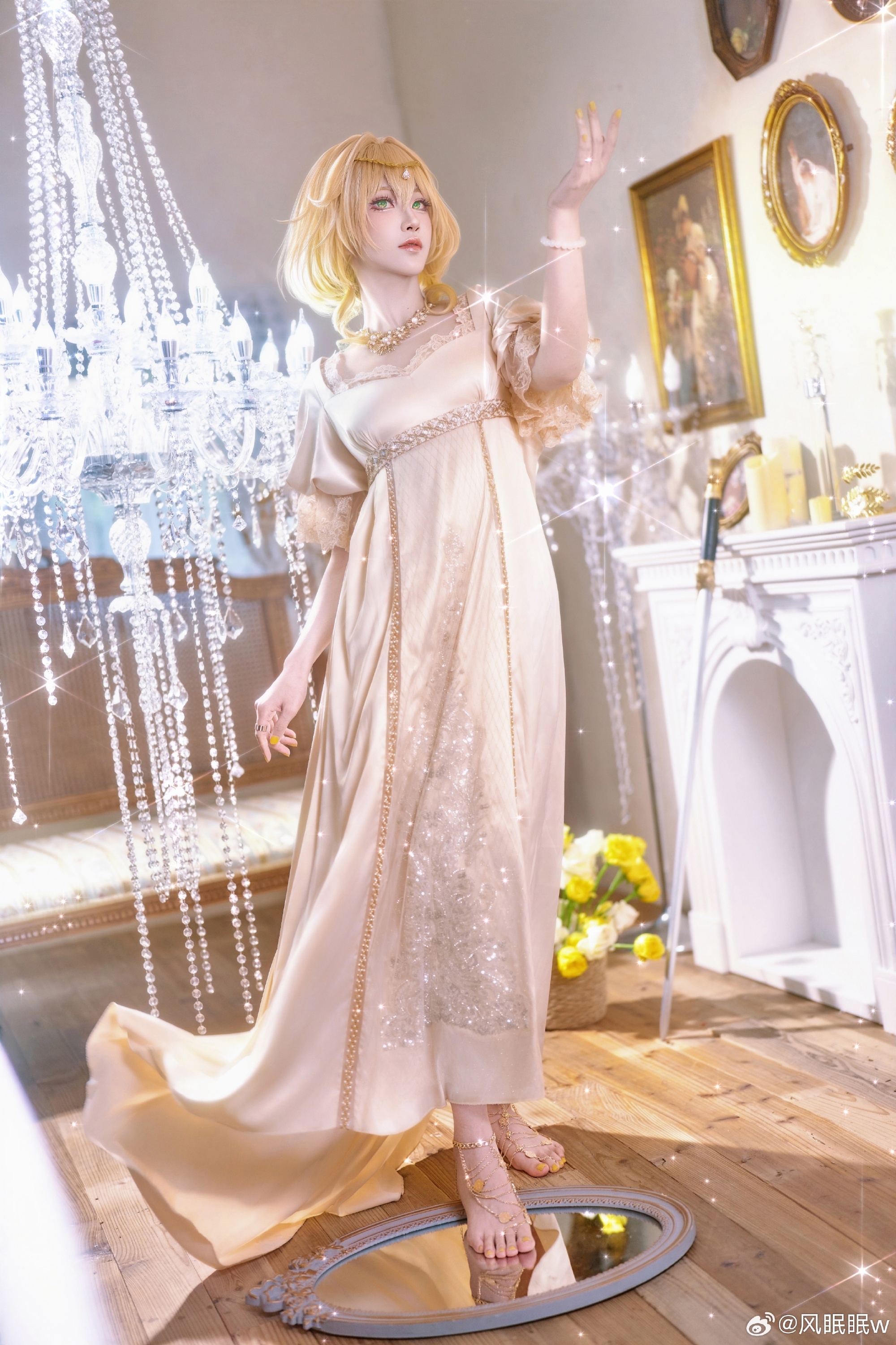 崩坏星穹铁道 论阿格莱雅和帝政裙的适配度@风眠眠w -美女图片-第4张