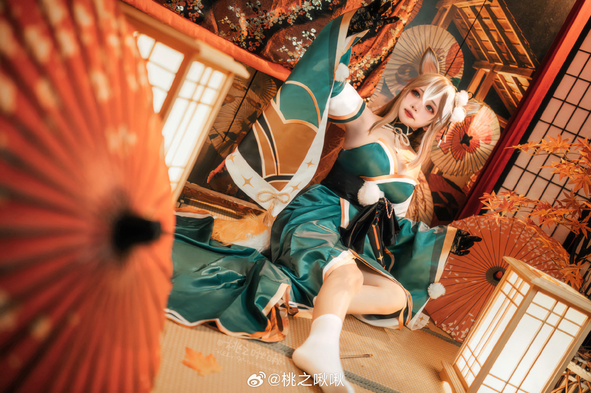 希娜小姐一定会给你一个温暖人心的答案~♡ 原神@桃之啾啾 COSPLAY-第7张