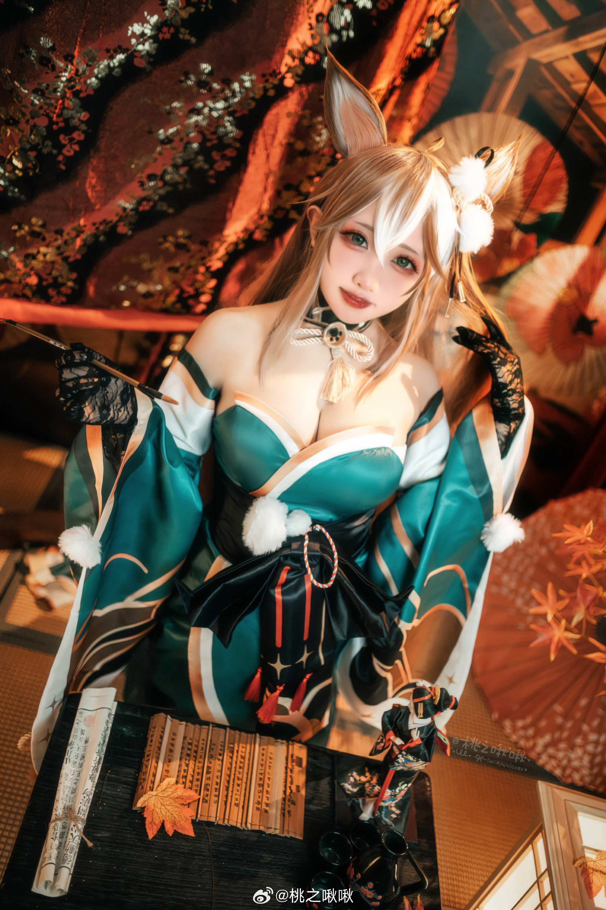 希娜小姐一定会给你一个温暖人心的答案~♡ 原神@桃之啾啾 COSPLAY-第1张