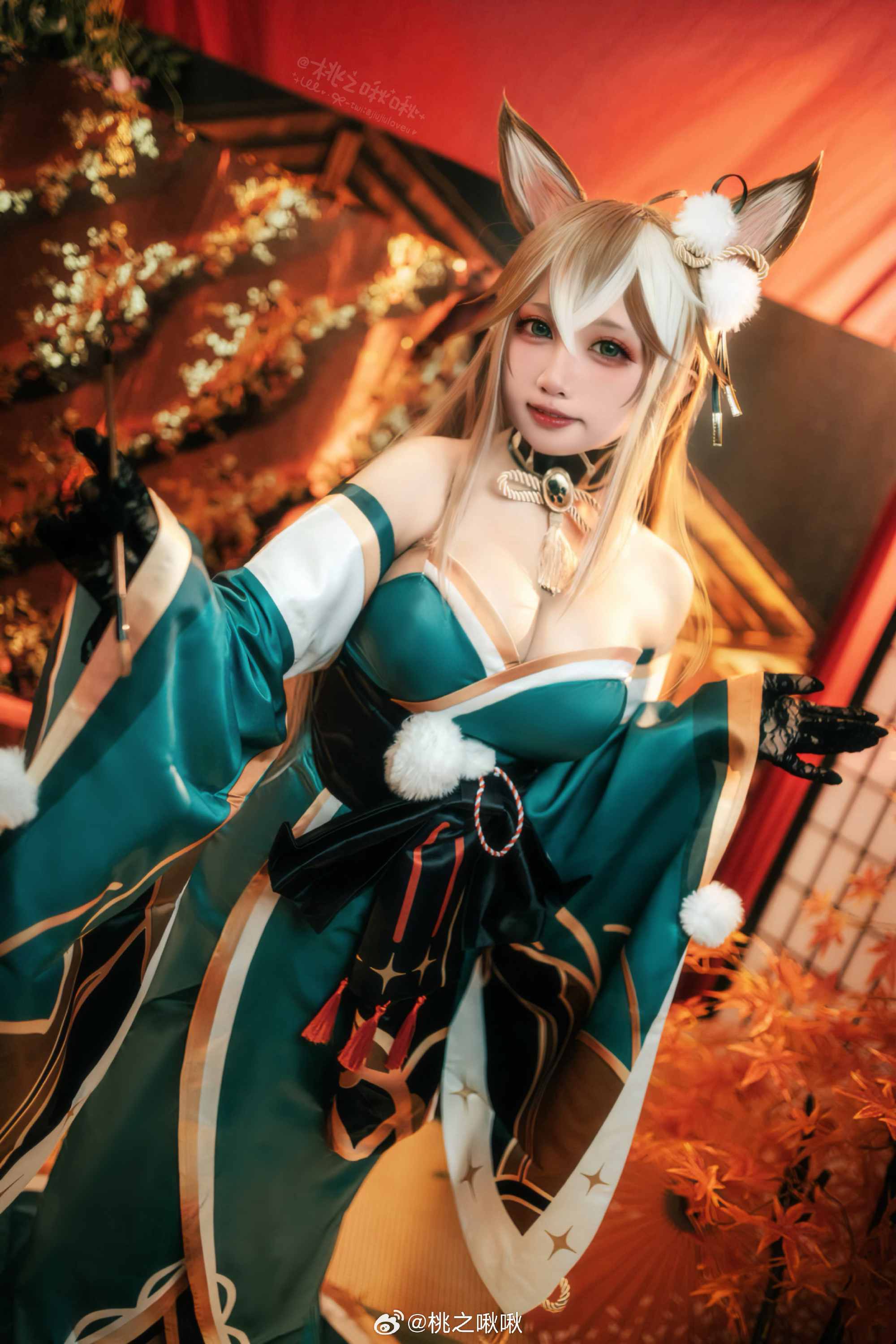 希娜小姐一定会给你一个温暖人心的答案~♡ 原神@桃之啾啾 COSPLAY-第2张