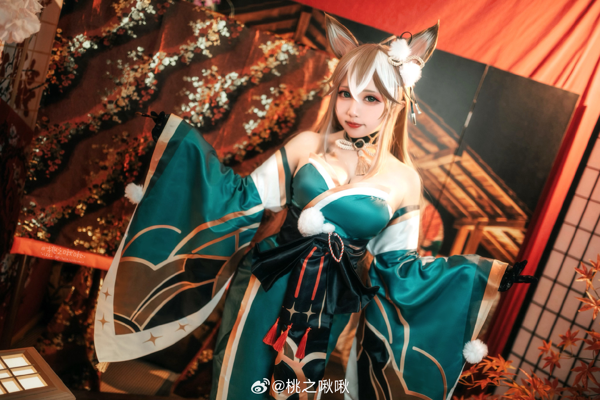 希娜小姐一定会给你一个温暖人心的答案~♡ 原神@桃之啾啾 COSPLAY-第9张