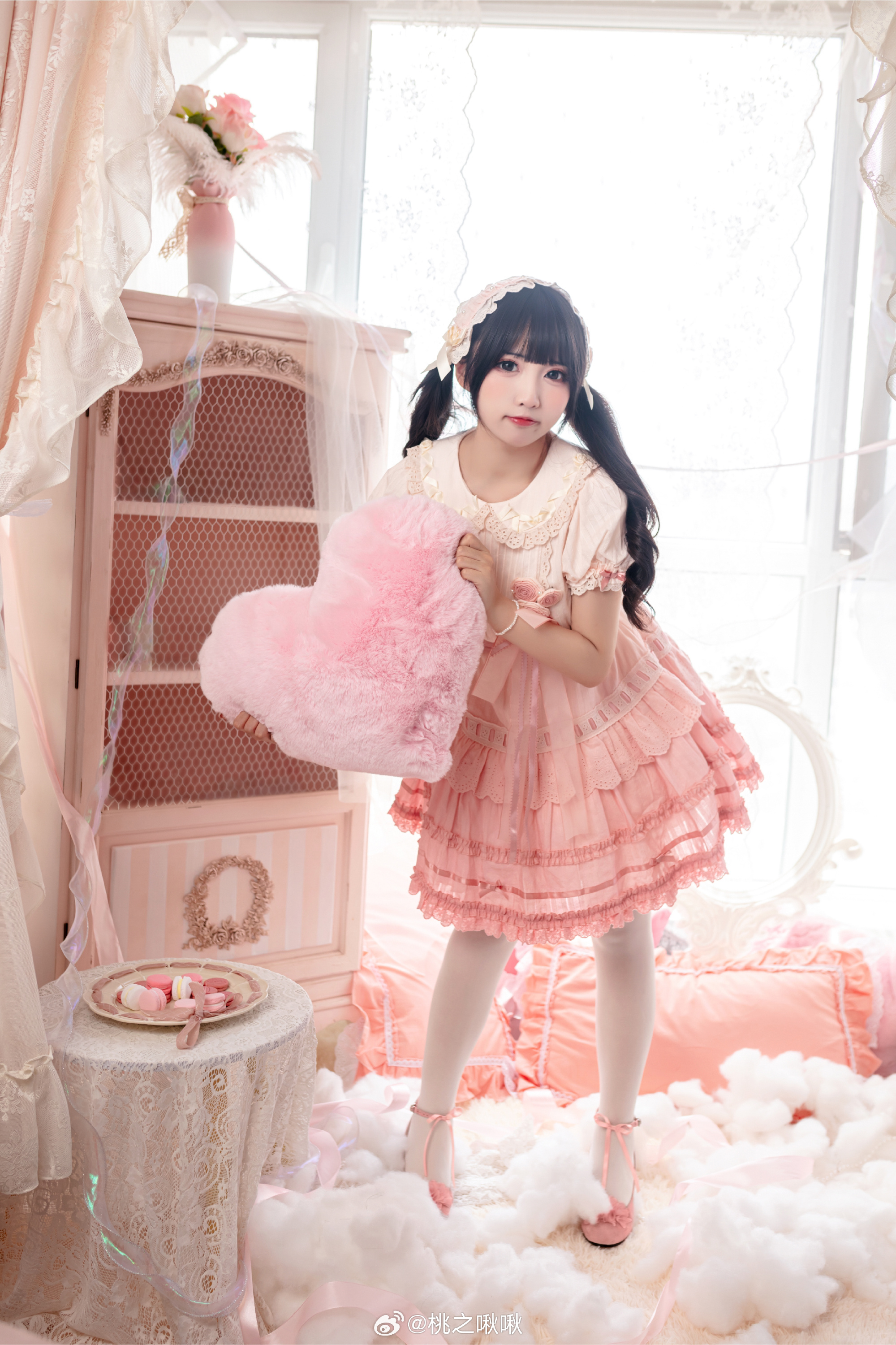 lolita装扮 永远可以穿漂亮小裙子 吃甜甜小蛋糕 @桃之啾啾 LOLITA-第6张