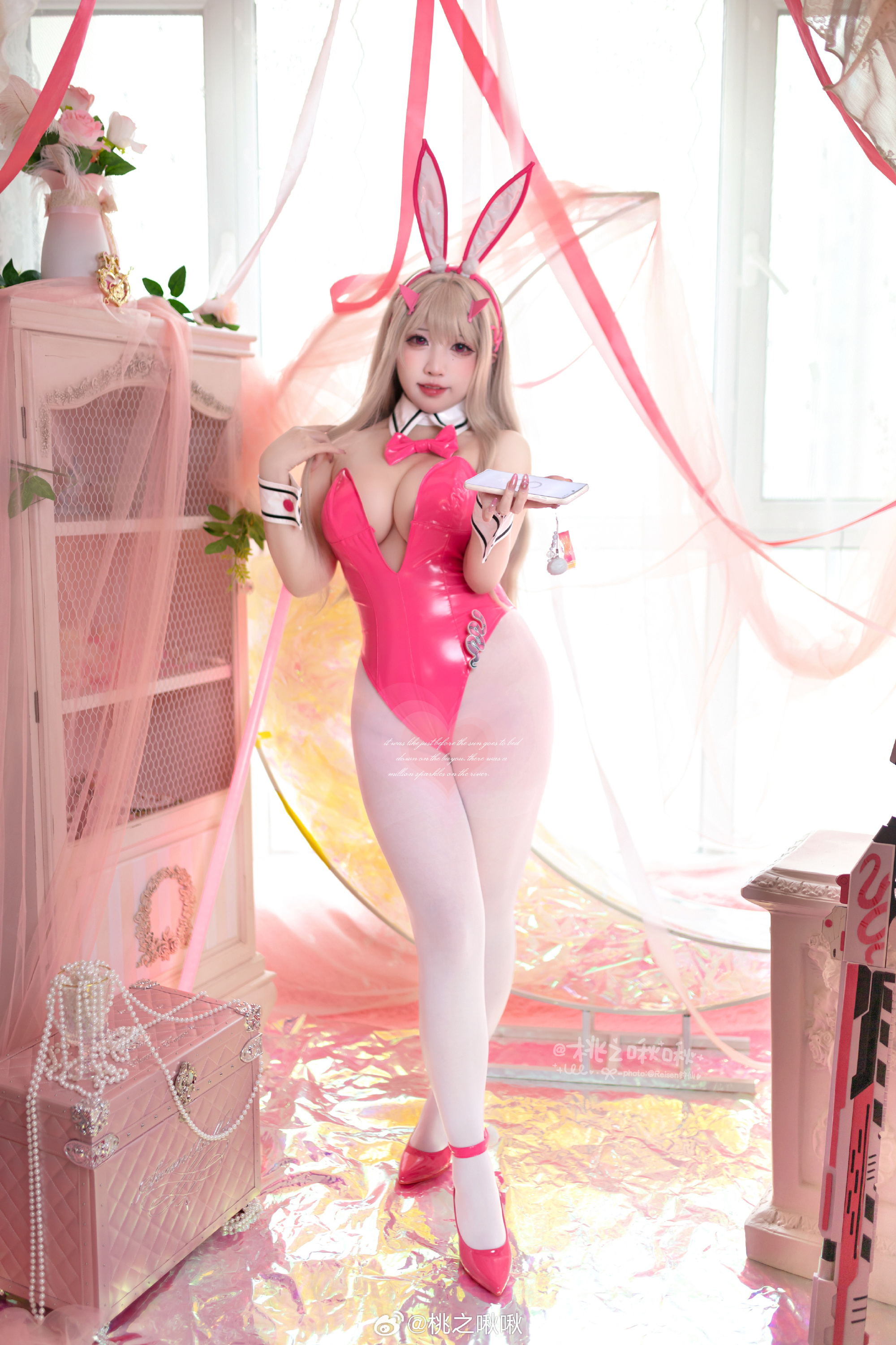 COSPLAY nikke:胜利女神 毒蛇@桃之啾啾 COSPLAY-第2张