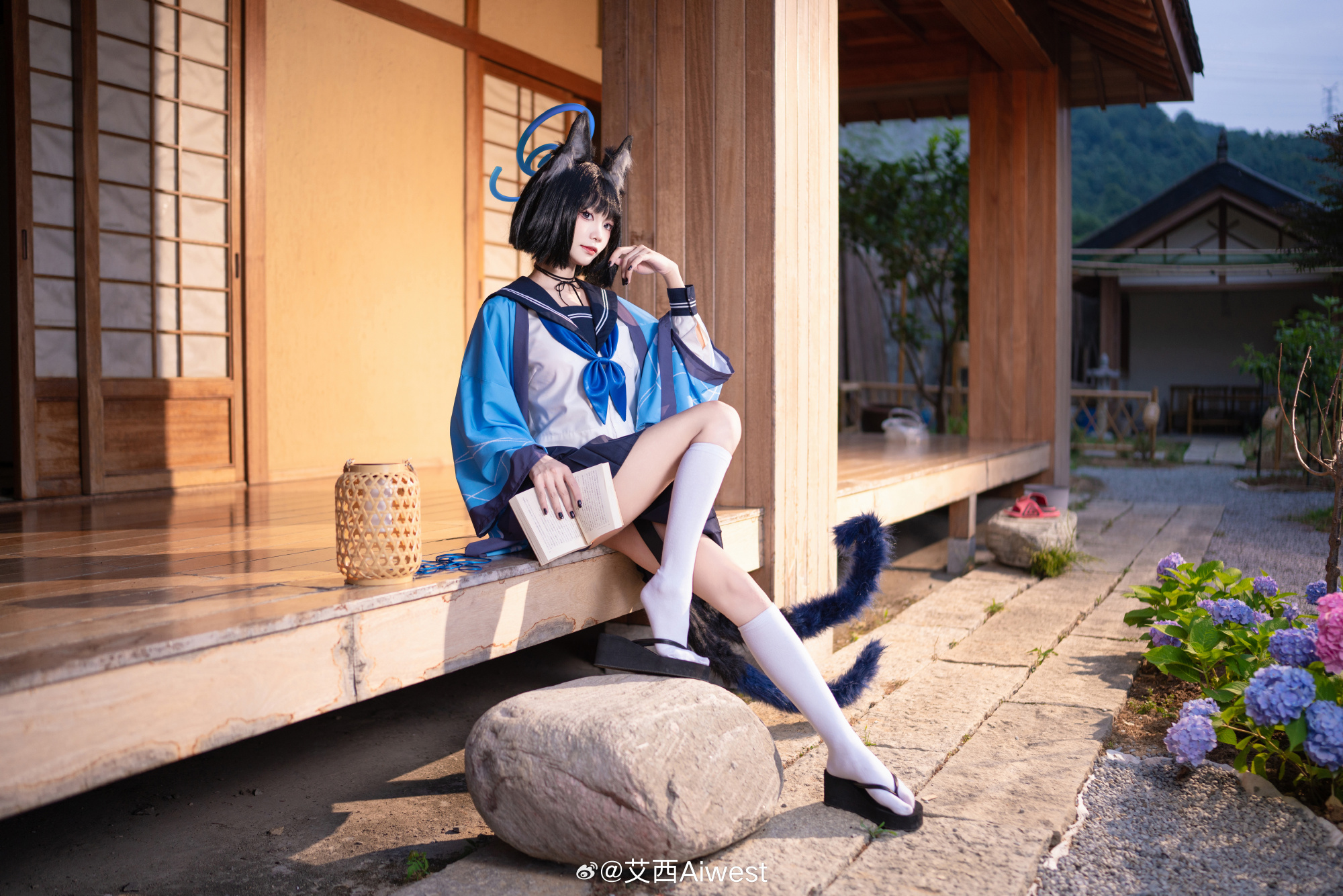 COSPLAY 蔚蓝档案 桐生桔梗@艾西Aiwest COSPLAY-第5张