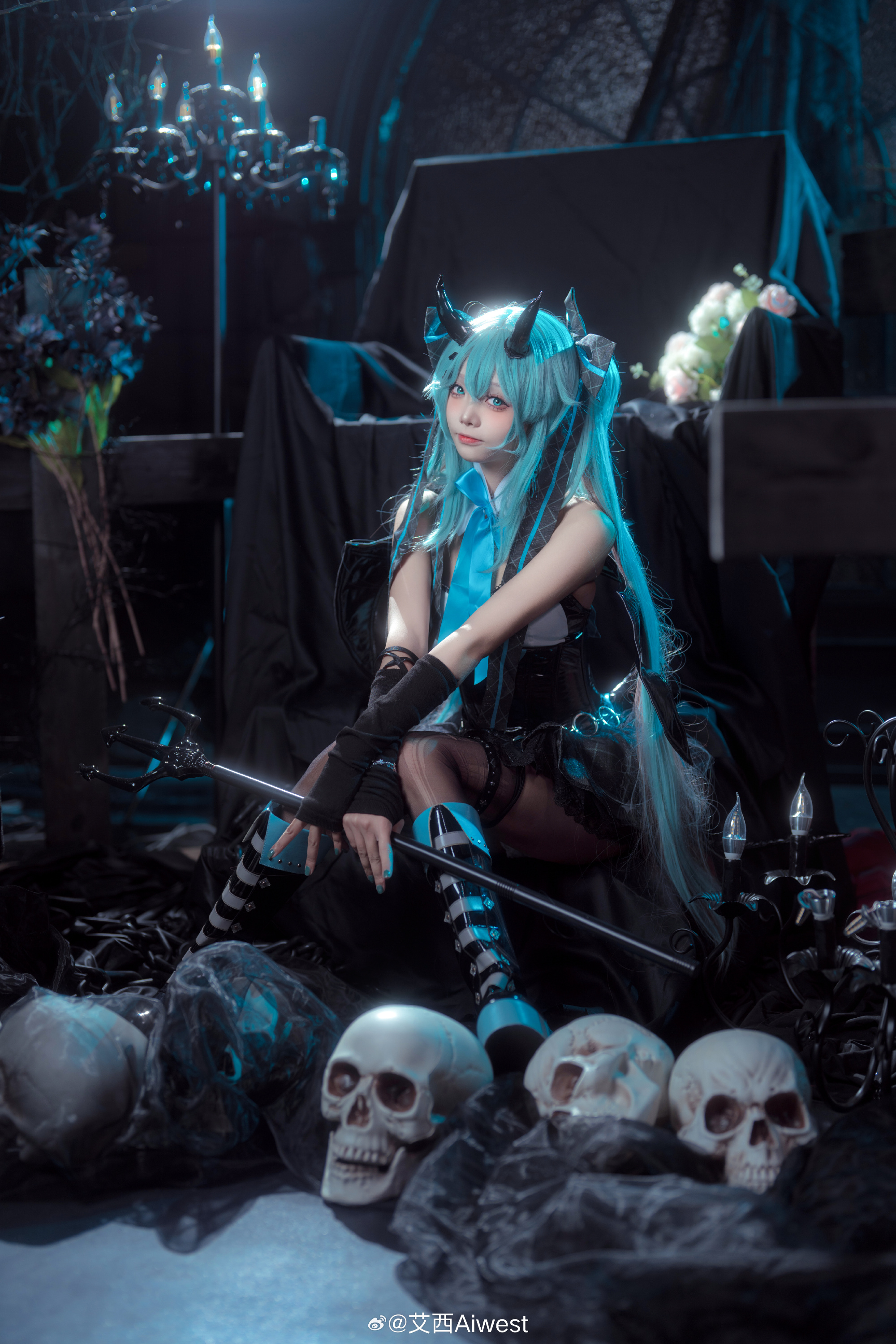 COSPLAY 超好看的小恶魔套 初音未来 初音ミク@艾西Aiwest COSPLAY-第5张