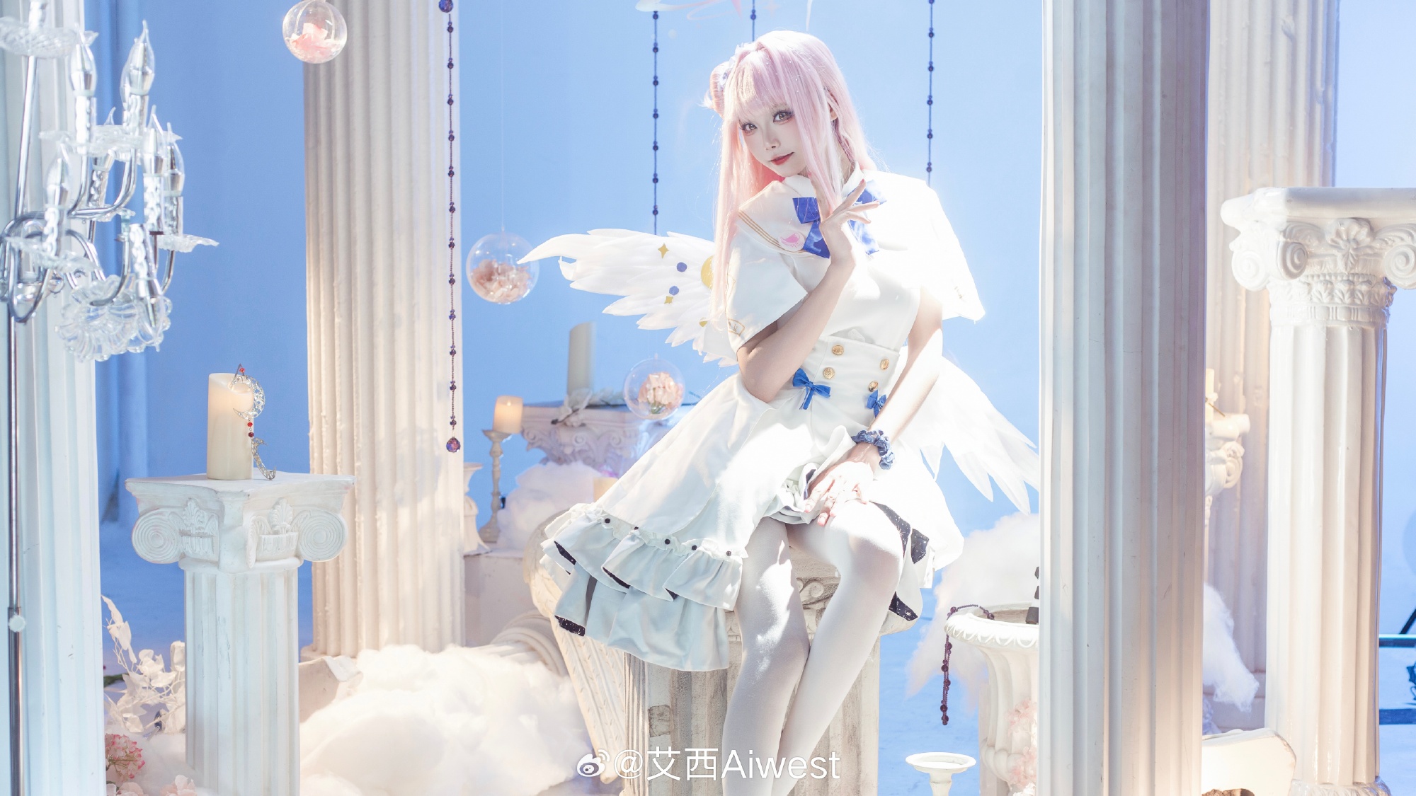 COSPLAY 蔚蓝档案 圣园未花@艾西Aiwest COSPLAY-第2张