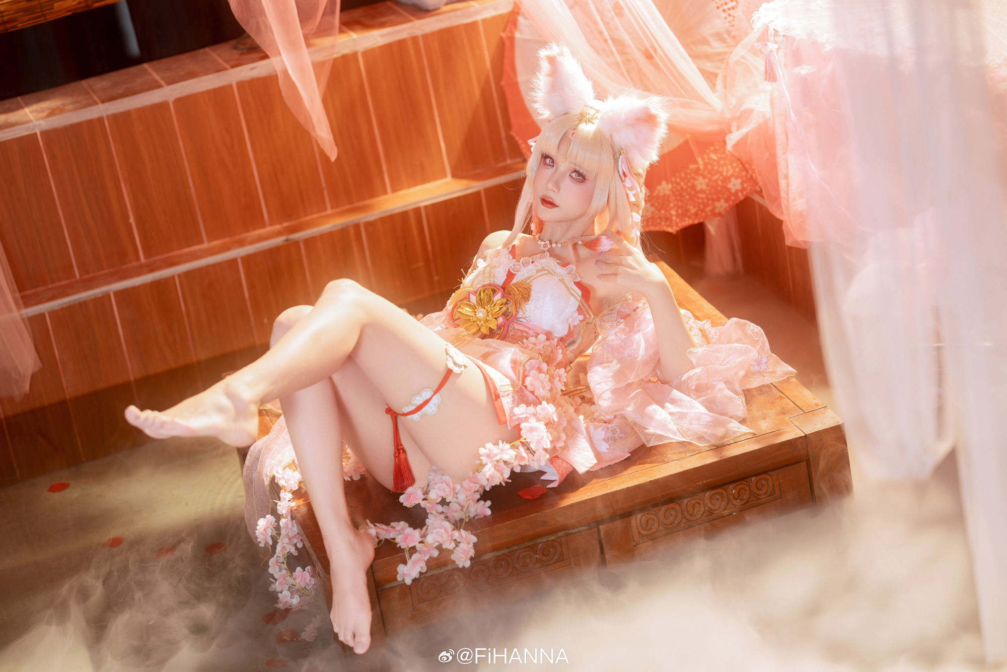 cosplay 🌸可以对胡桃再温柔一点吧🌸 永劫无间 土御门胡桃@FiHANNA COSPLAY-第4张