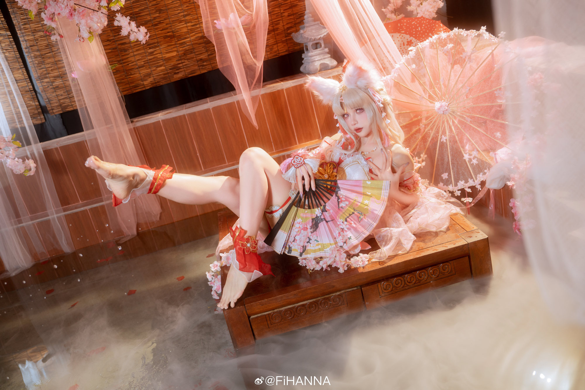 cosplay 🌸可以对胡桃再温柔一点吧🌸 永劫无间 土御门胡桃@FiHANNA COSPLAY-第12张