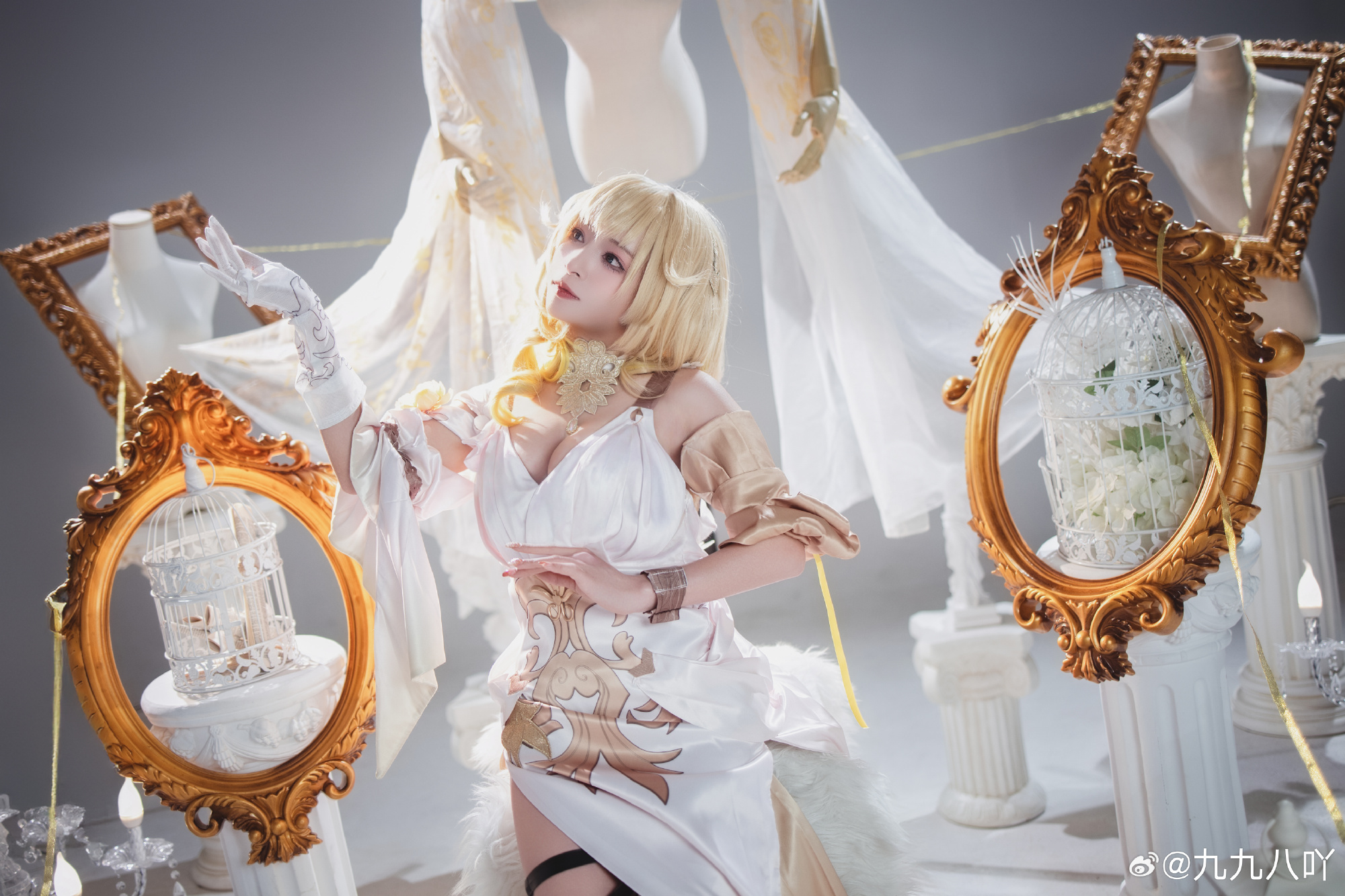 COSPLAY 星穹铁道 阿格莱雅@四只猫吖 COSPLAY-第13张