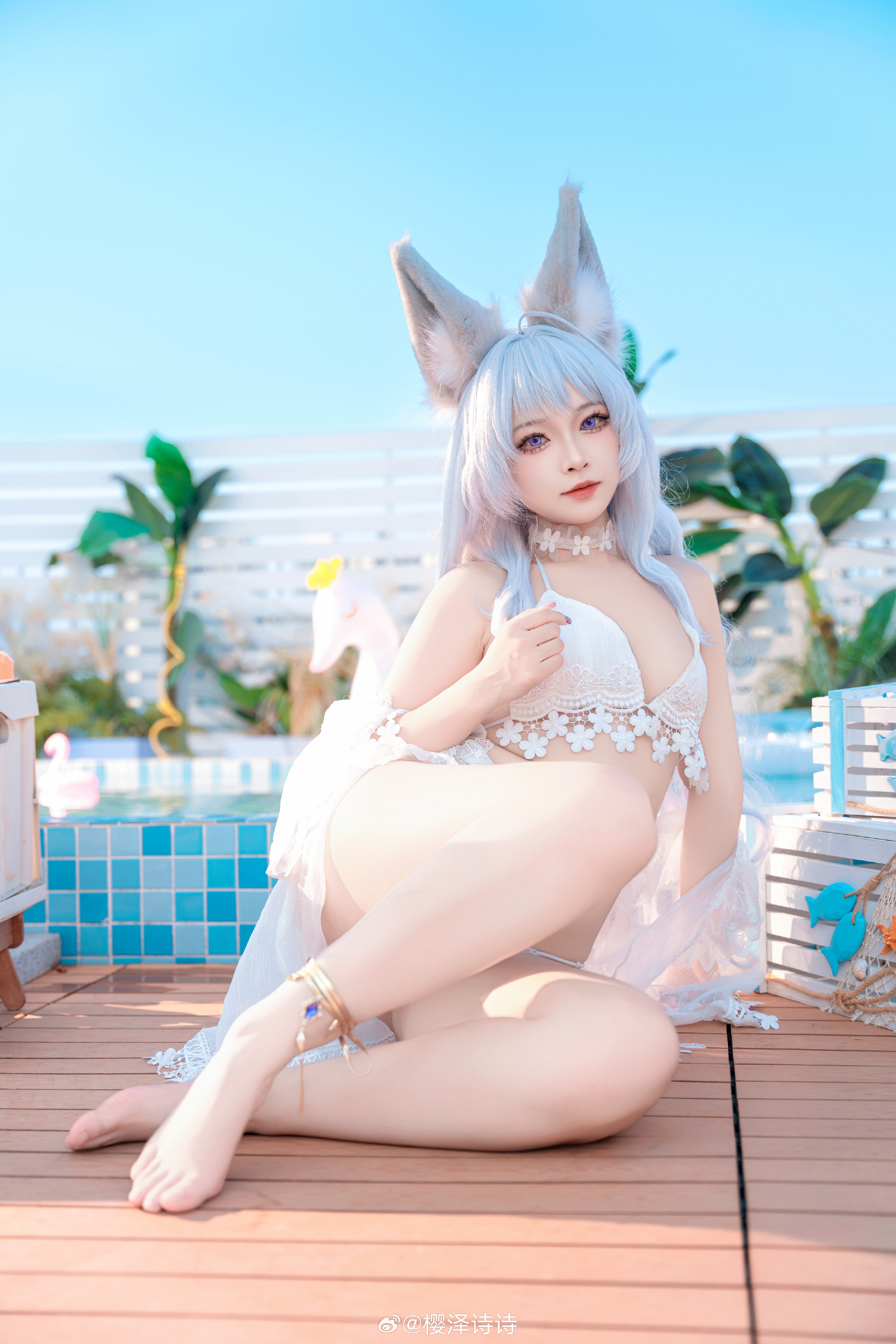 COSPLAY 碧蓝航线 🤍白沙幽梦🤍@樱泽诗诗 COSPLAY-第4张