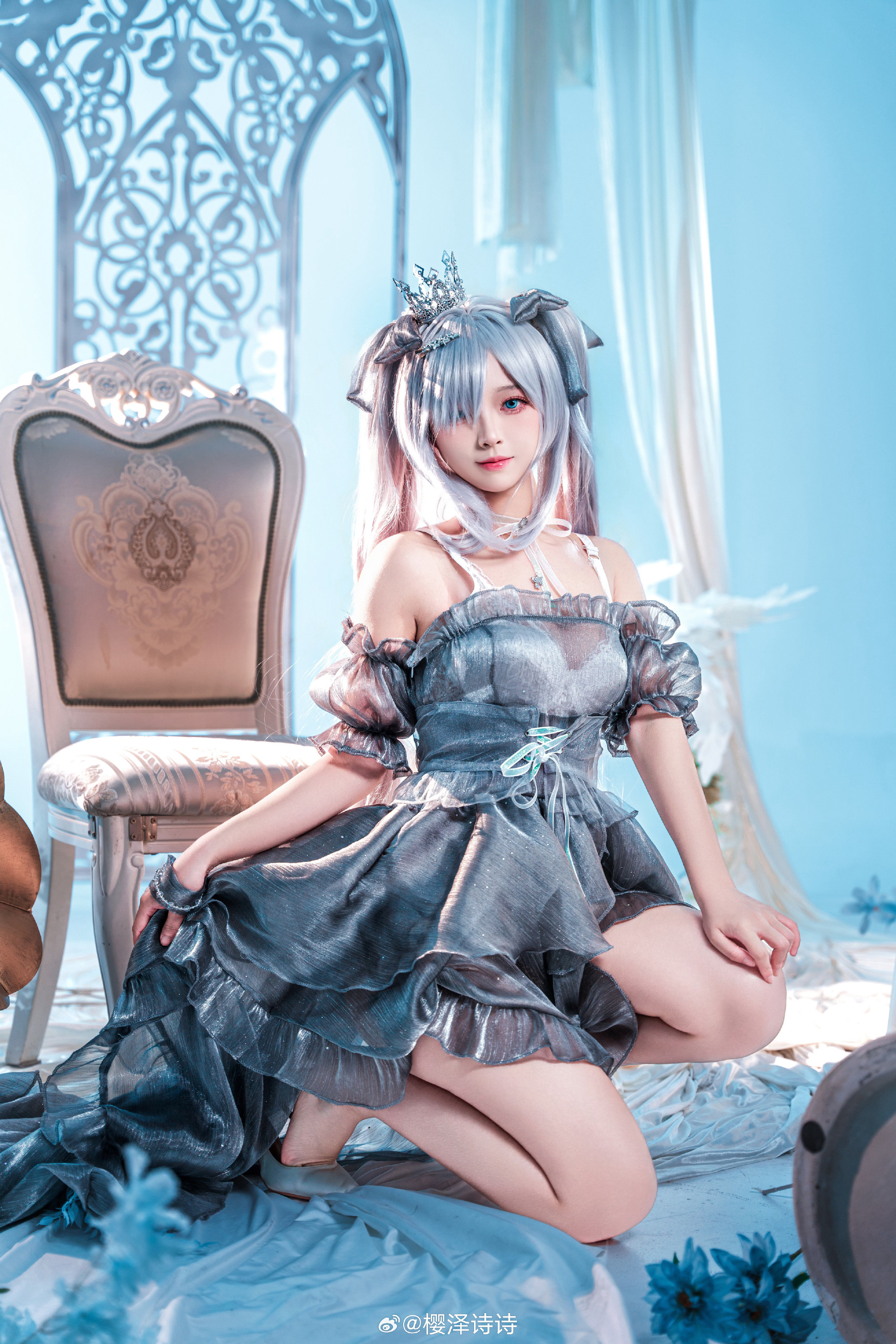 cosplay 胜利女神 新的希望 水晶公主@樱泽诗诗 COSPLAY-第4张