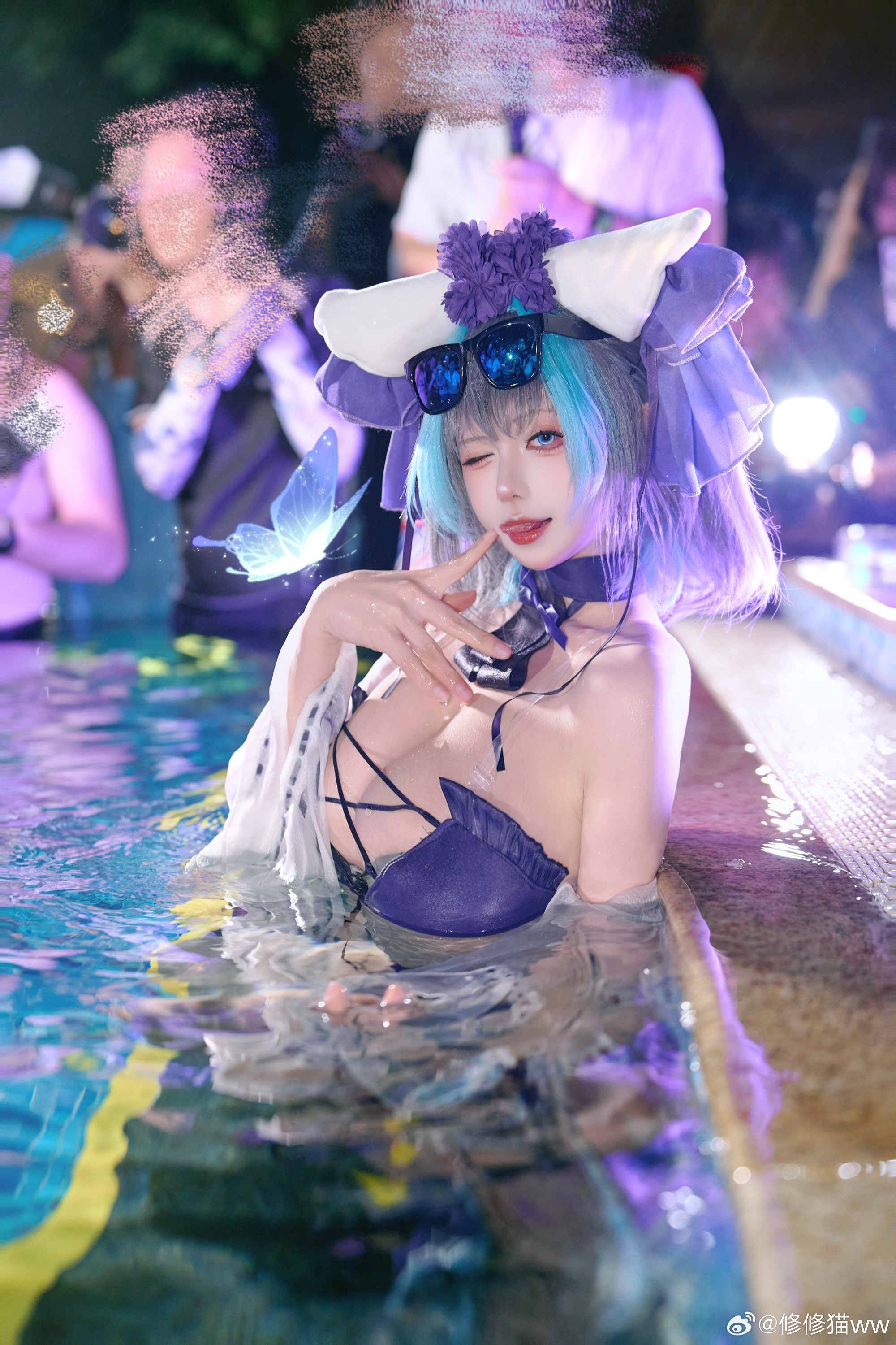 cosplay 今天也要加油喜欢指挥官呢~nya~o( =>ω<= )m 碧蓝航线 柴郡@修修猫ww COSPLAY-第3张