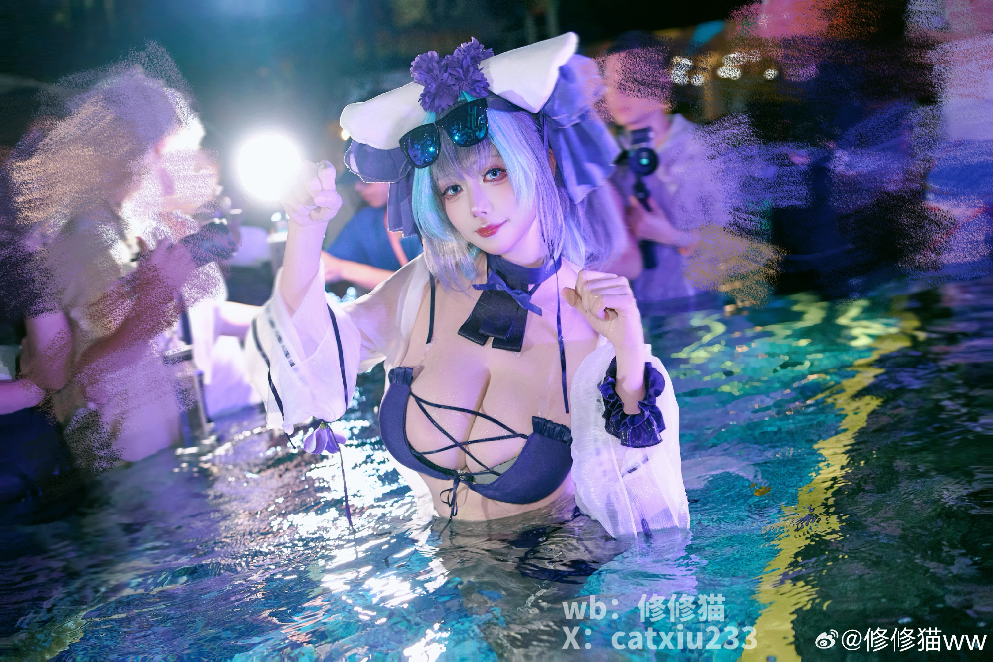 cosplay 今天也要加油喜欢指挥官呢~nya~o( =>ω<= )m 碧蓝航线 柴郡@修修猫ww COSPLAY-第9张