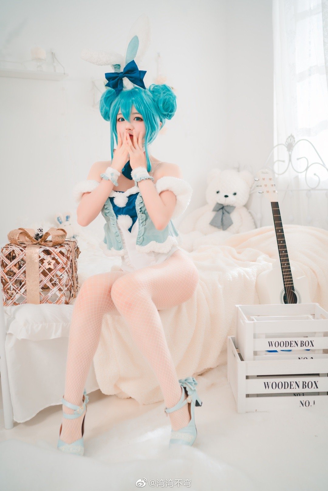 cosplay ～兔年就要拍兔女郎！ miku 兔女郎ver.@湾湾不弯 COSPLAY-第11张