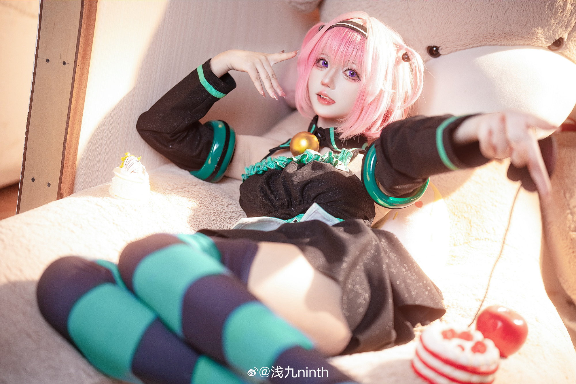 COSPLAY 碧蓝航线 出包王女darkness 梦梦❥@浅九ninth  娜娜❥@_彼晨又在睡觉 COSPLAY-第9张