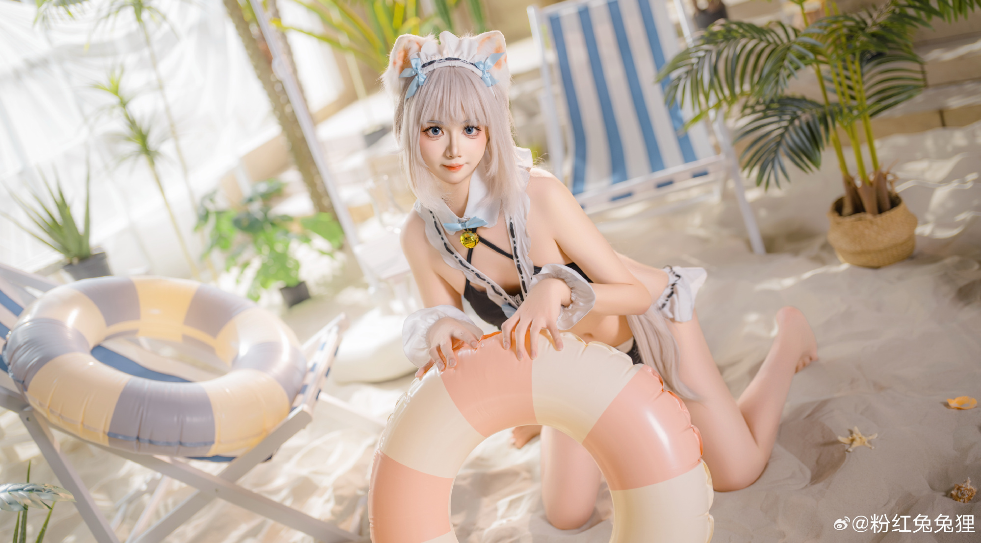cosplay 猫娘乐园 巧克力与香子兰@粉红兔兔狸 COSPLAY-第6张