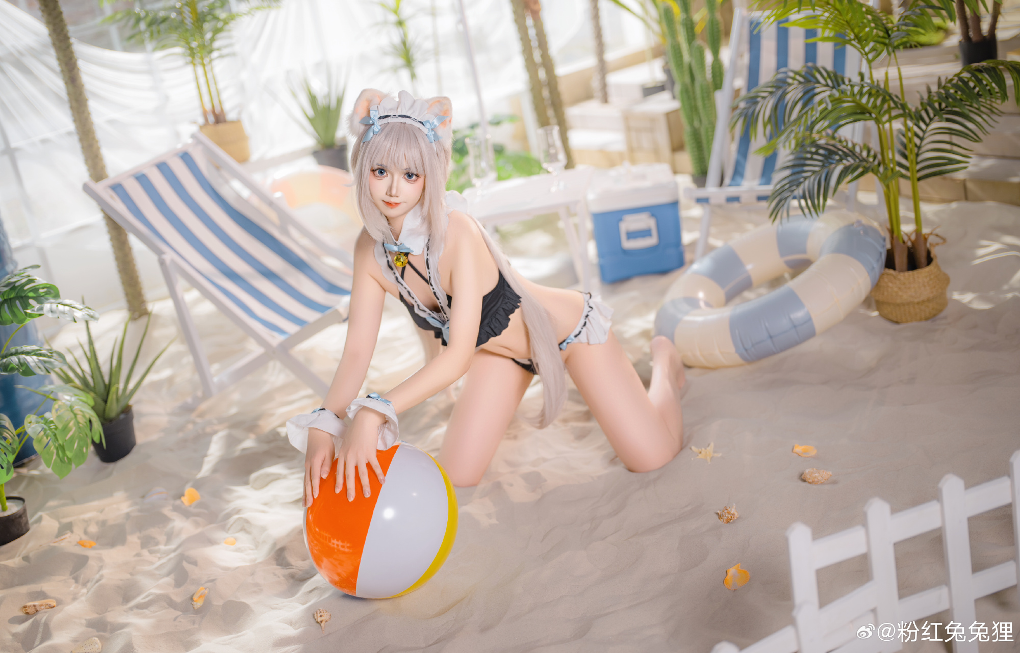 cosplay 猫娘乐园 巧克力与香子兰@粉红兔兔狸 COSPLAY-第7张