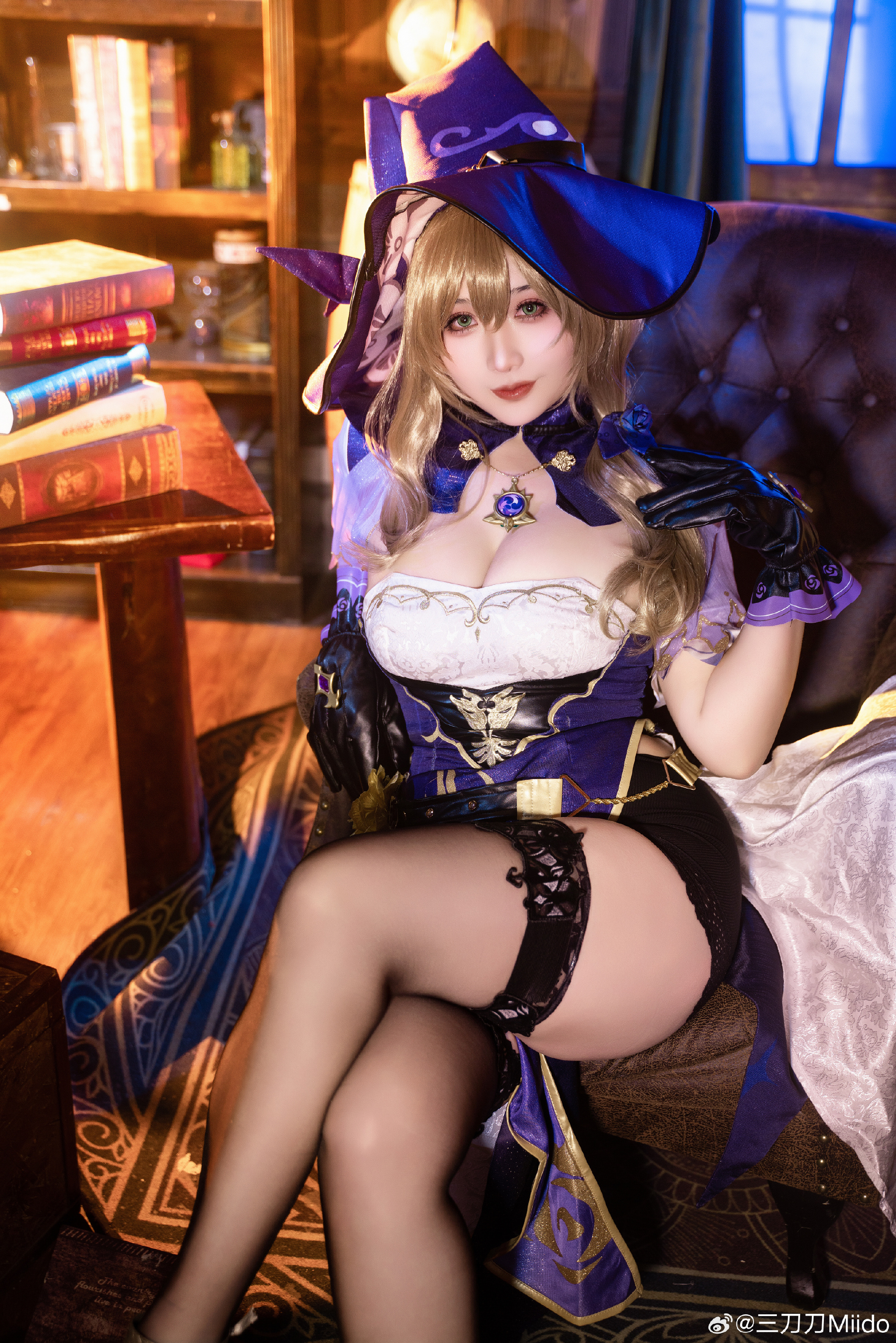 cosplay 原神 丽莎姐姐@三刀刀Miido COSPLAY-第1张