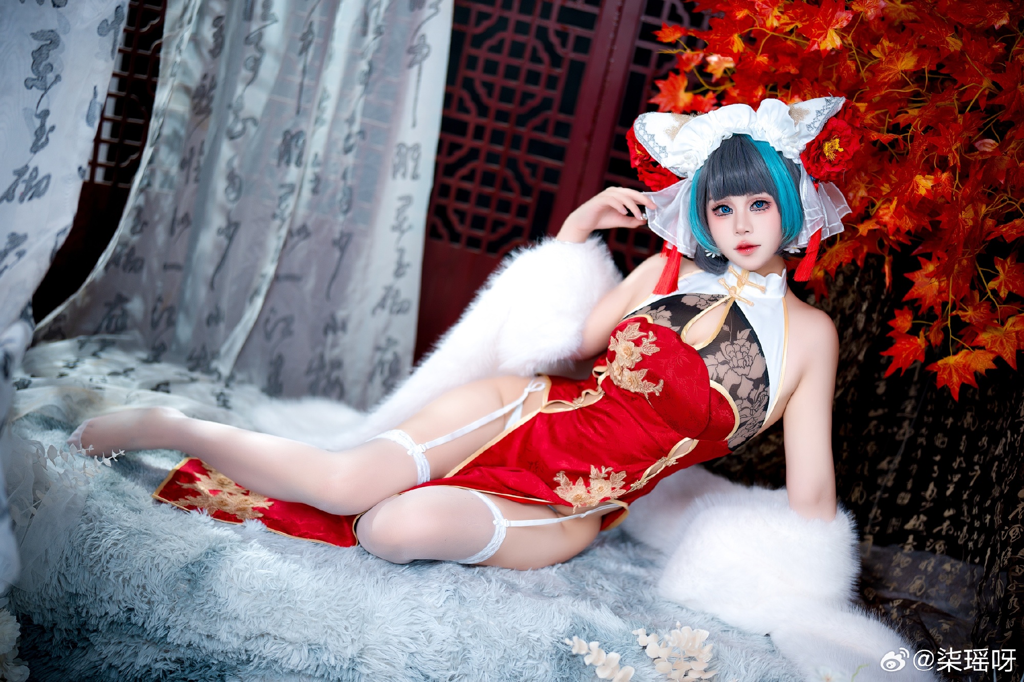 cosplay 我是皇家所属的重巡洋舰，柴郡号！ 碧蓝航线 柴郡猫@柒瑶呀 COSPLAY-第10张