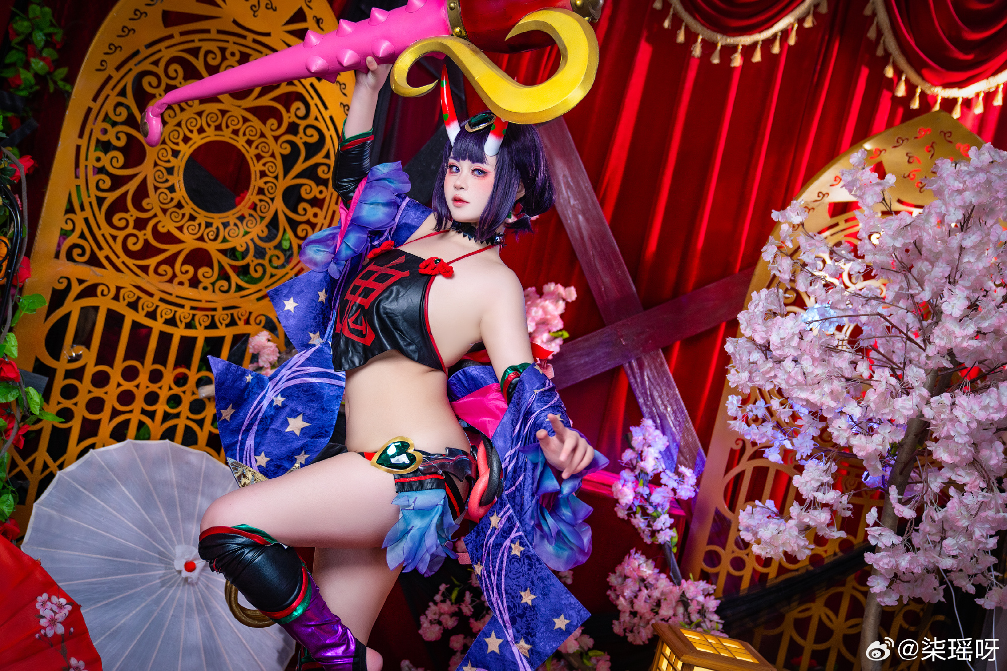 cosplay 令人死去。令人腐朽。令人融化堕落般颤抖、炙热的滋味 fgo酒吞童子@柒瑶呀 COSPLAY-第6张